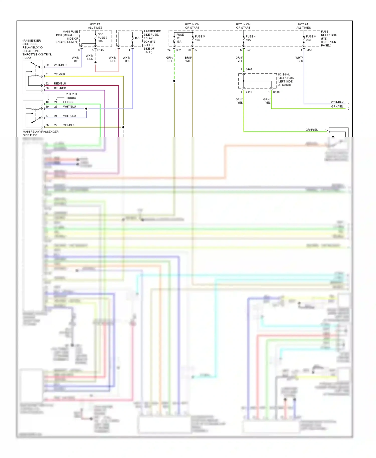 Wiring diagram grn for Subaru Forester SJ (2012-2015) (4 of 45)