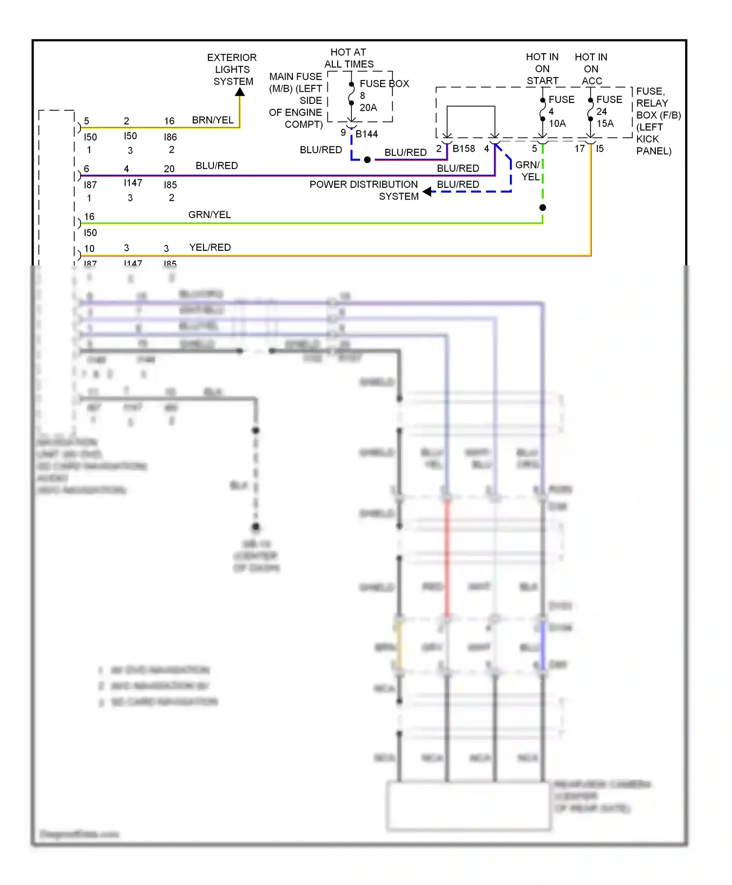 Wiring diagram grn for Subaru Forester SJ (2012-2015) (18 of 45)
