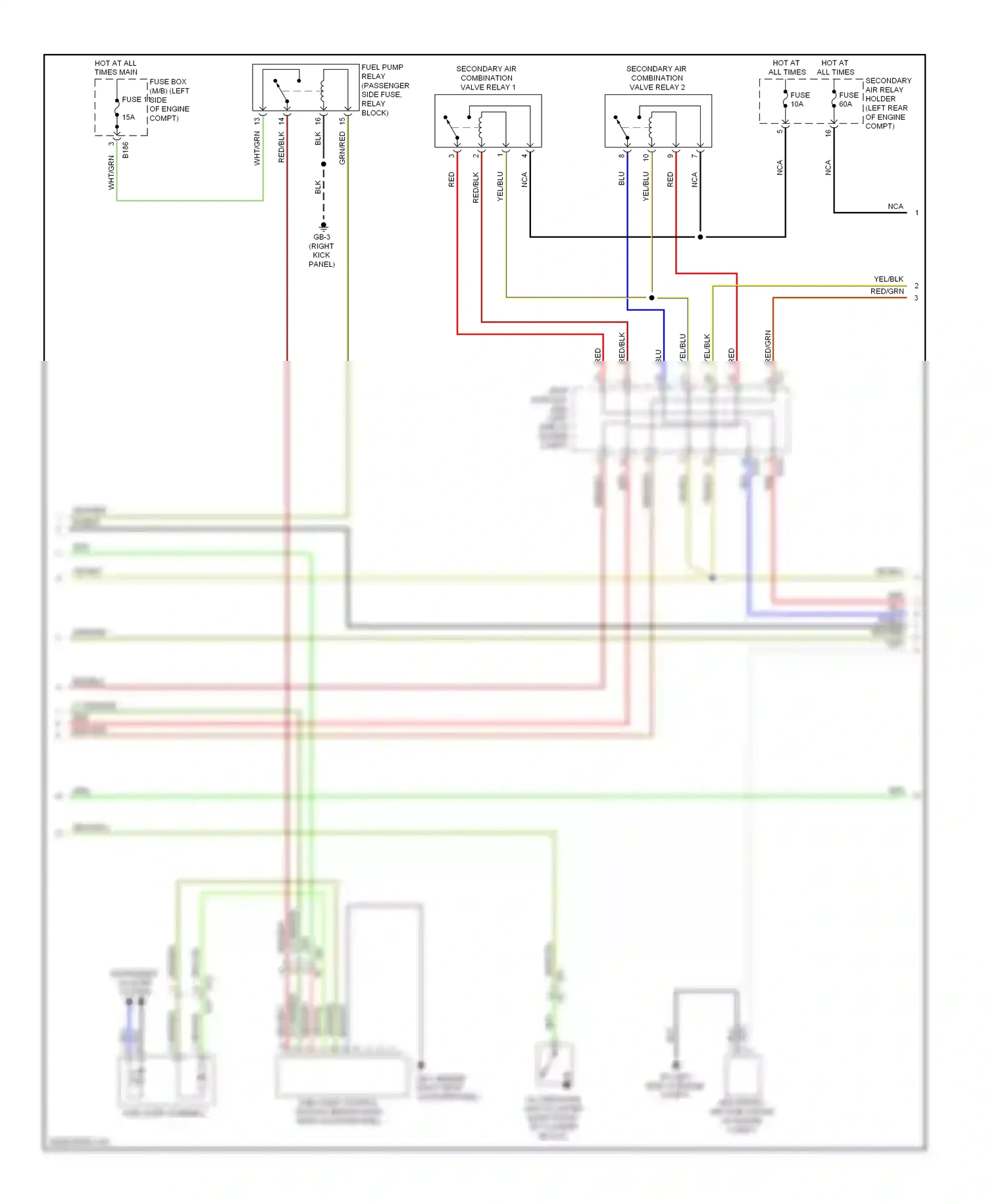 Wiring diagram grn/org for Subaru Forester SJ (2012-2015) (20 of 21)