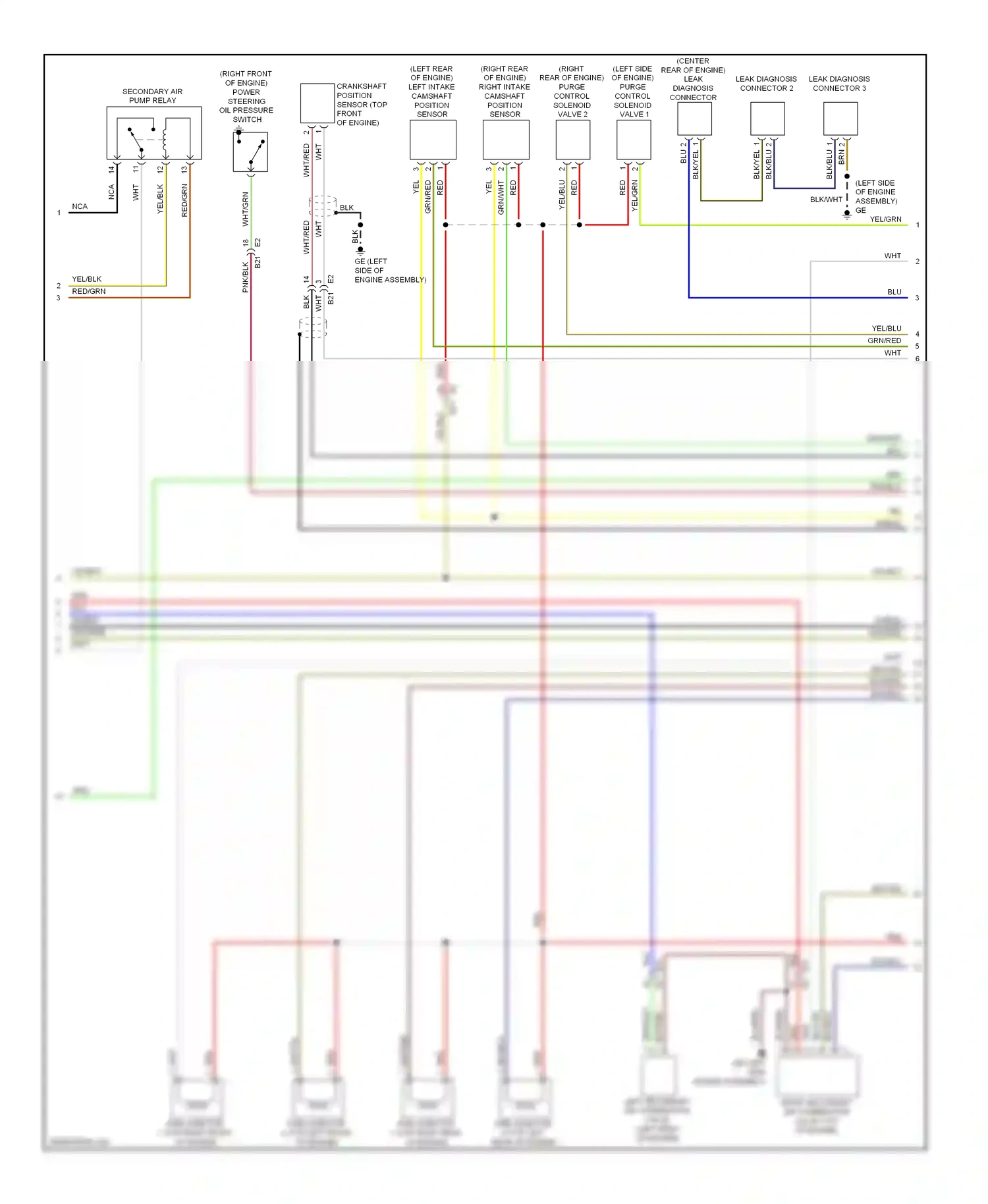Wiring diagram grn/red for Subaru Forester SJ (2012-2015) (27 of 28)