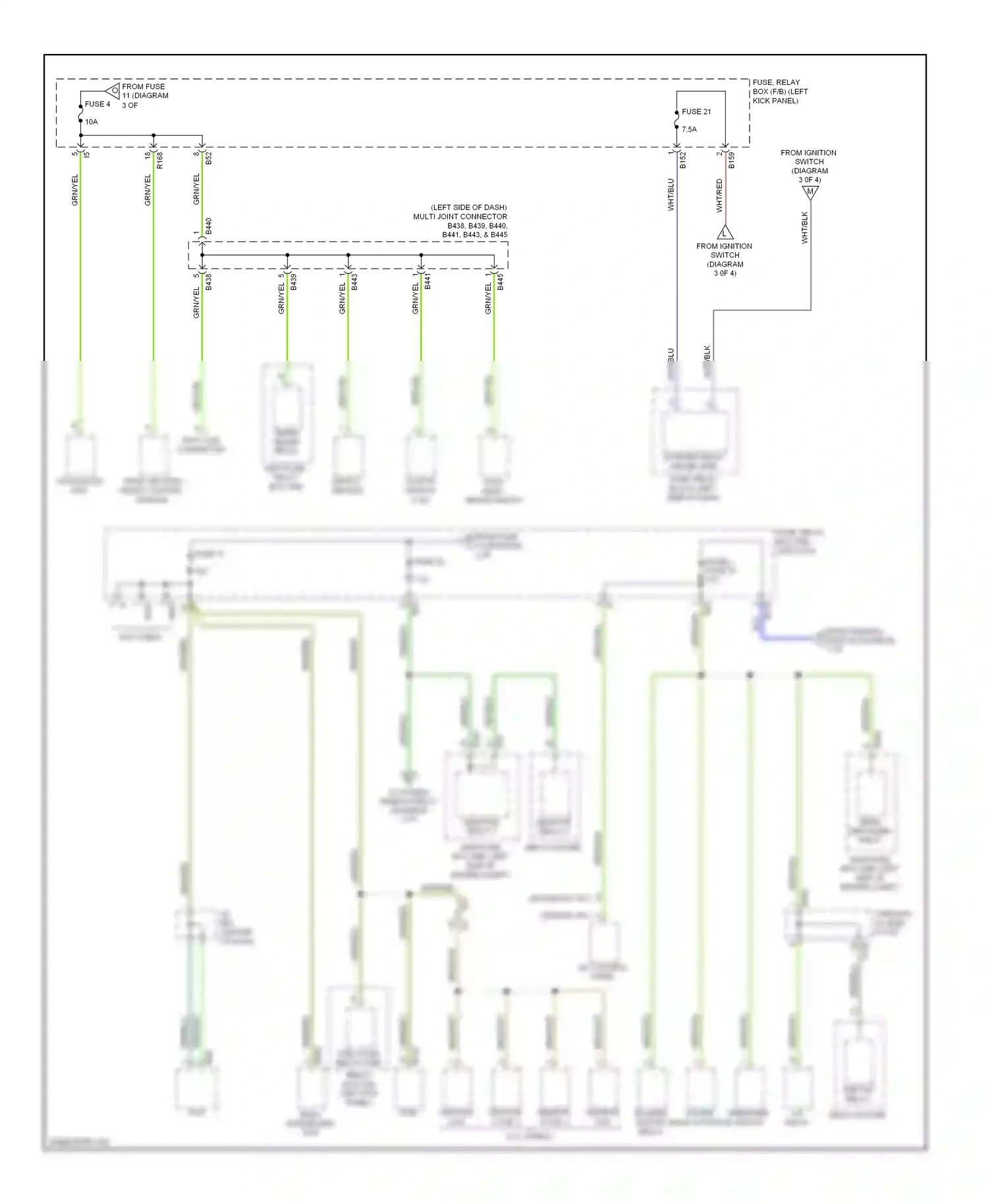 Wiring diagram impact sensor for Subaru Forester SJ (2012-2015) (2 of 2)