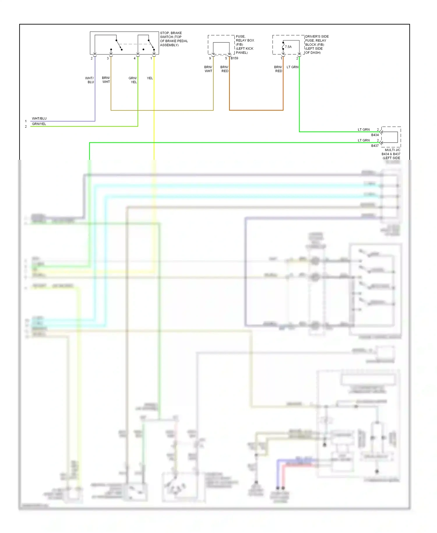 Wiring diagram ind light for Subaru Forester SJ (2012-2015) (1 of 1)