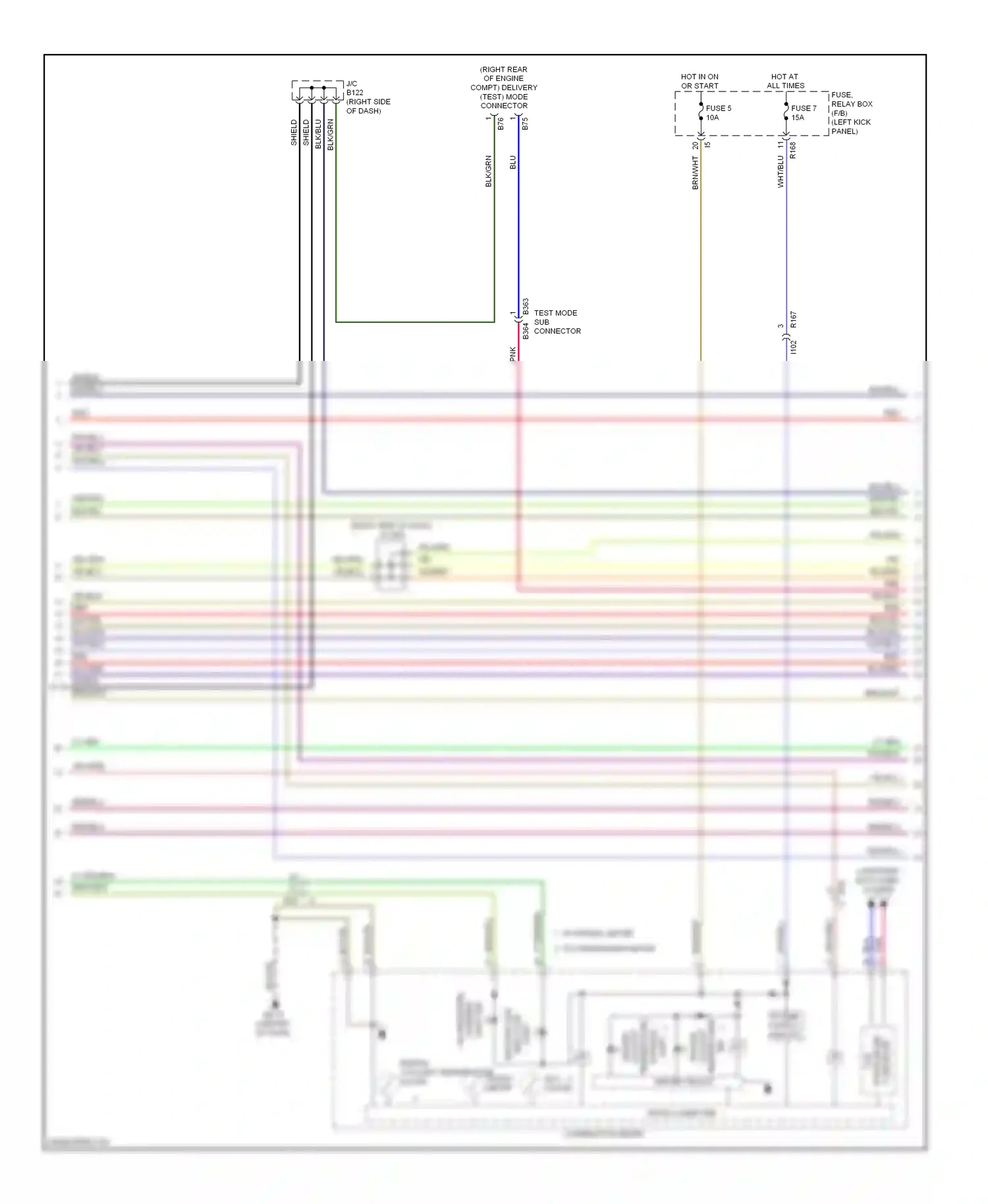 Wiring diagram micro computer for Subaru Forester SJ (2012-2015) (16 of 17)