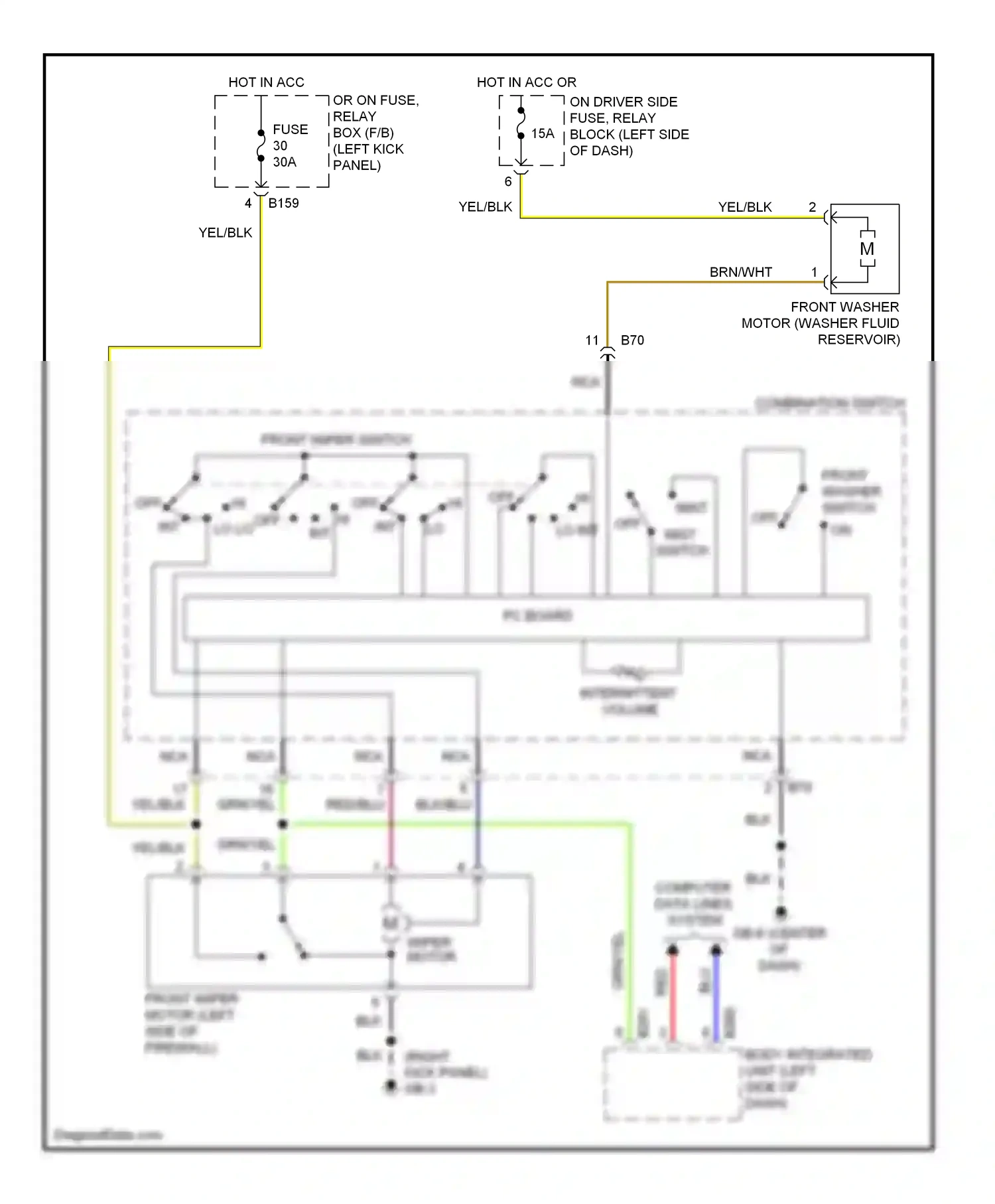 Wiring diagram red/blu for Subaru Forester SJ (2012-2015) (4 of 29)