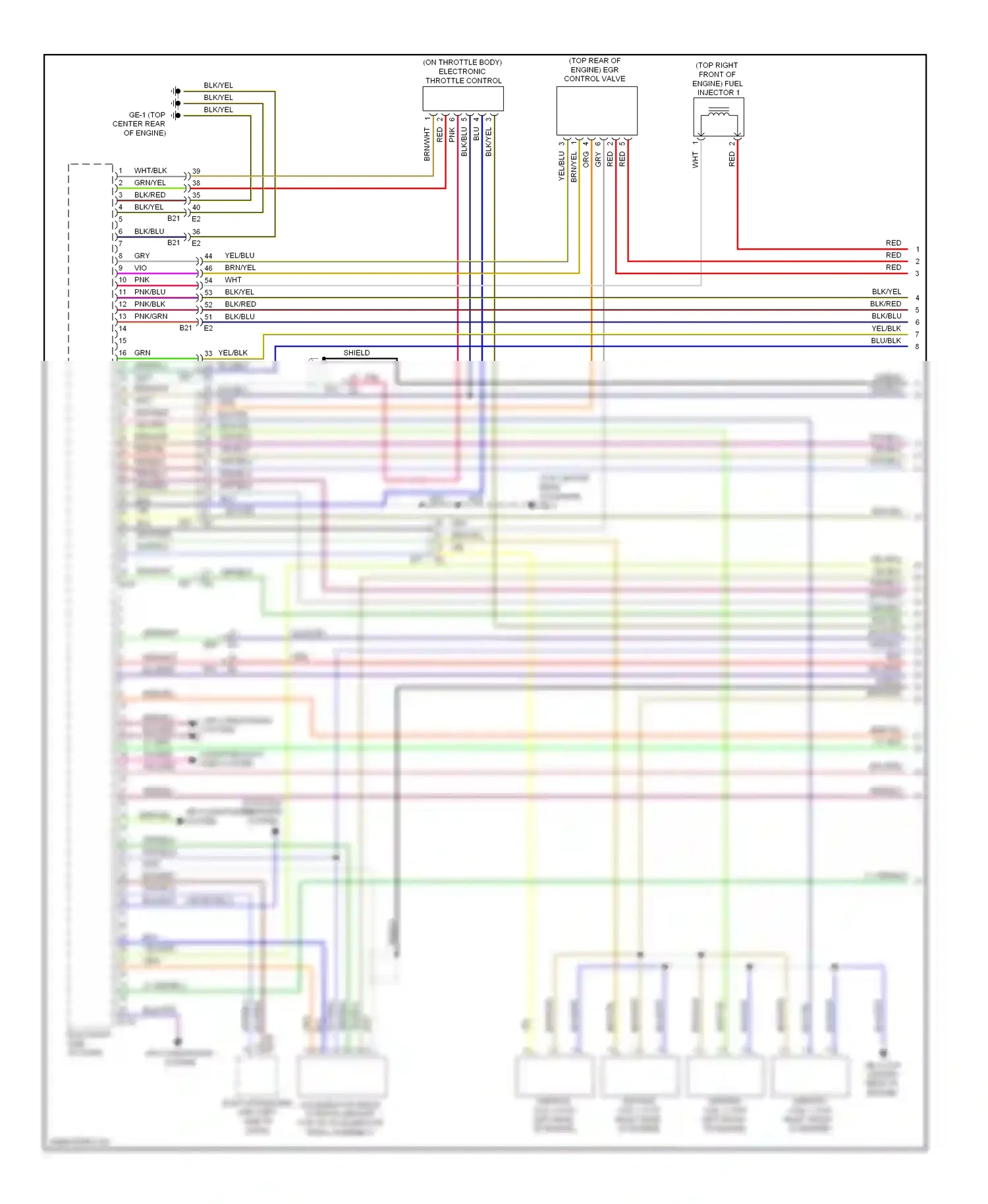 Subaru Forester SJ (2012-2015) shield wiring diagram  (7 of 15)