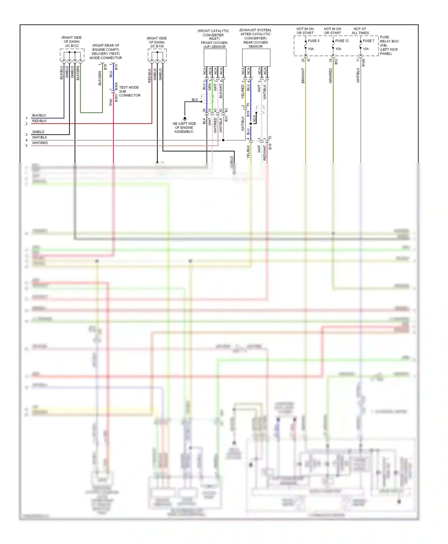 Wiring diagram valve switching for Subaru Forester SJ (2012-2015) (1 of 1)
