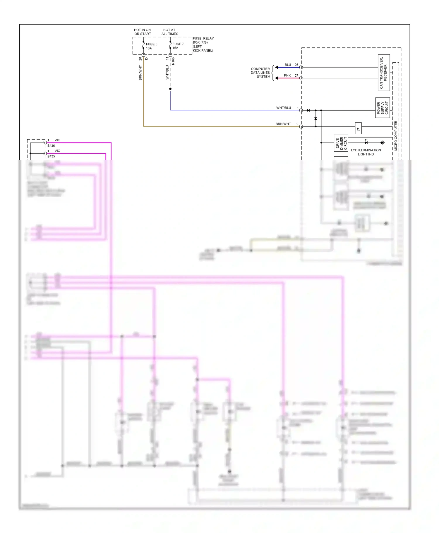 Wiring diagram vio for Subaru Forester SJ (2012-2015) (4 of 17)