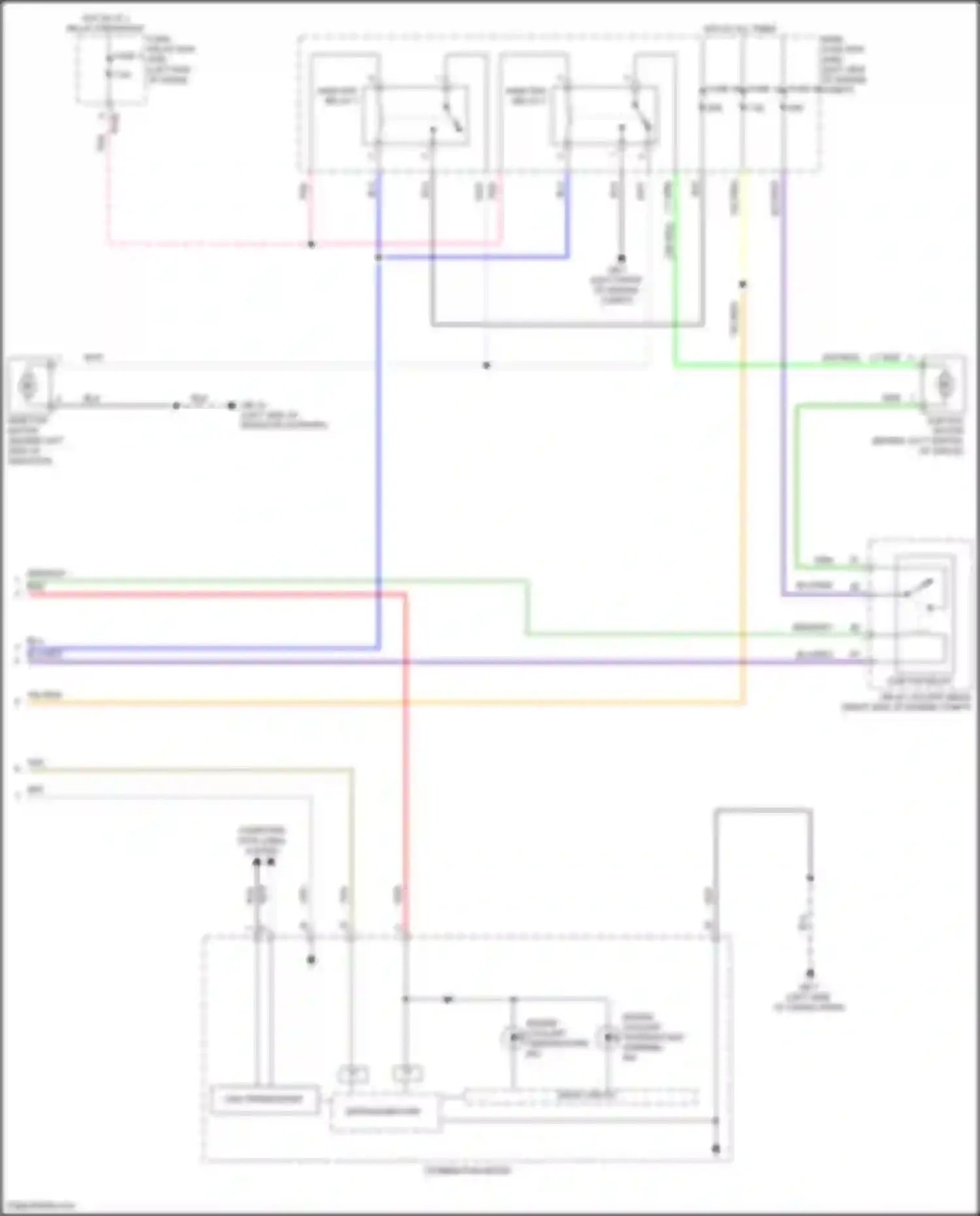 Forester Subaru SK facelift (2021-2024): Automatic a/c circuit (3 of 3)
