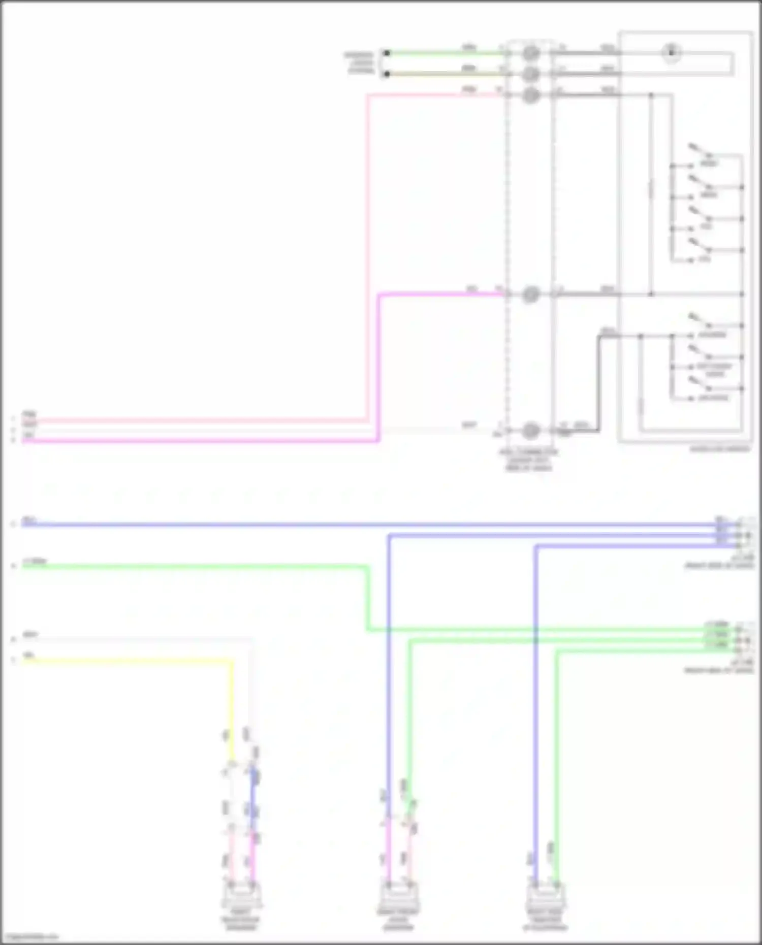 Forester Subaru SK facelift (2021-2024): Radio circuit, w/o audio amplifier & telematics (2 of 2)