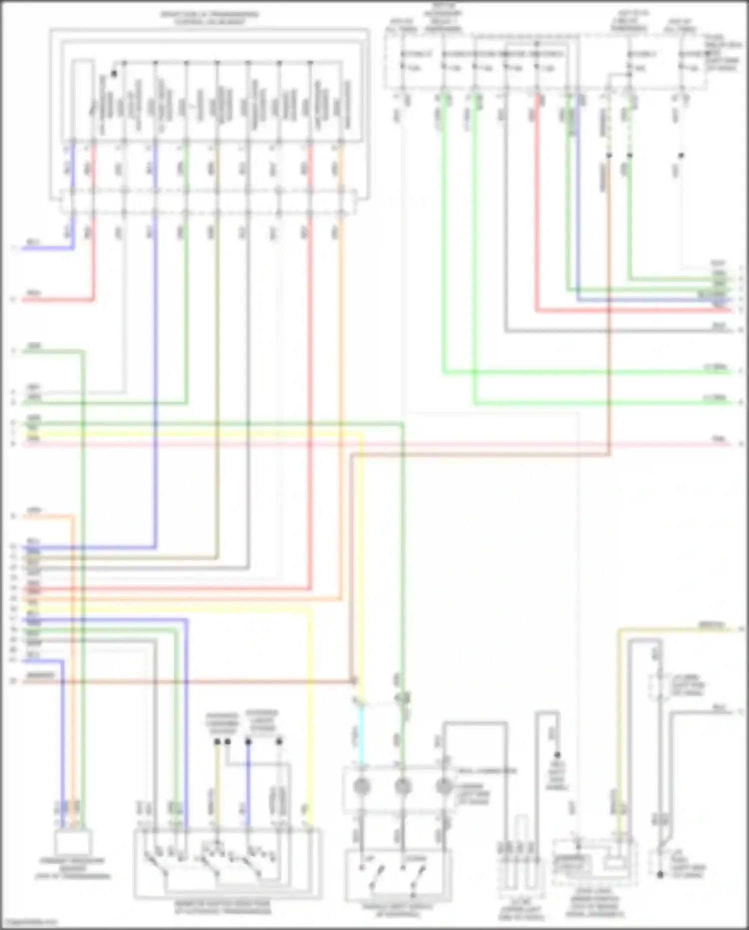 Forester Subaru SK facelift (2021-2024): Transmission circuit, wilderness (2 of 3)