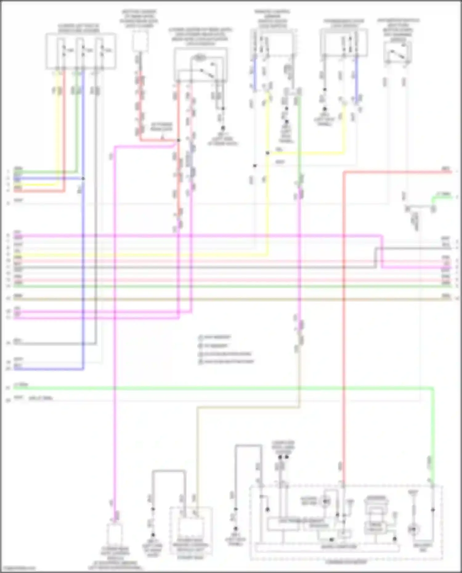 Wiring diagram access key ind for Subaru Forester SK facelift (2021-2024) (1 of 3)