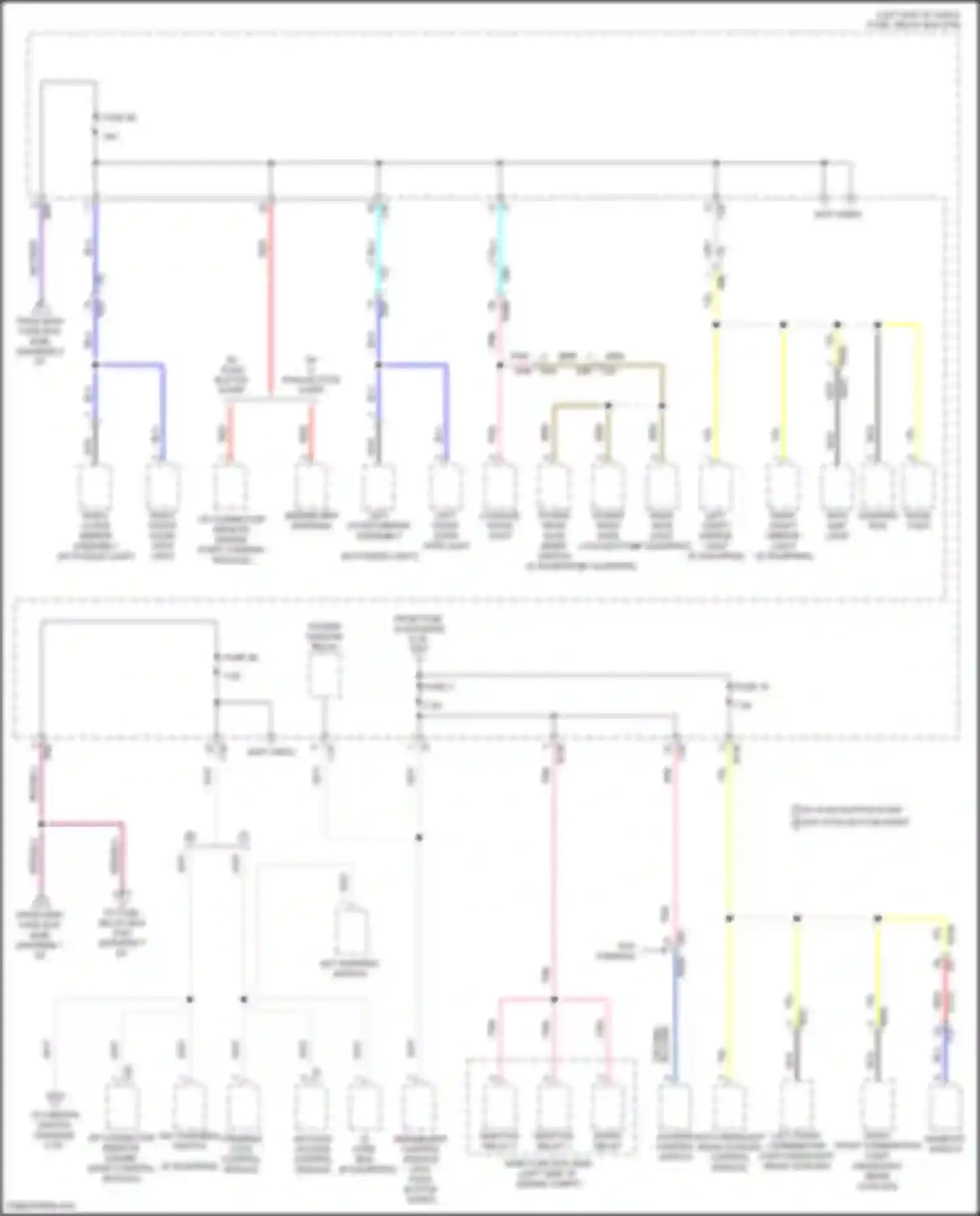 Wiring diagram auto headlight beam leveler control module for Subaru Forester SK facelift (2021-2024) (5 of 5)