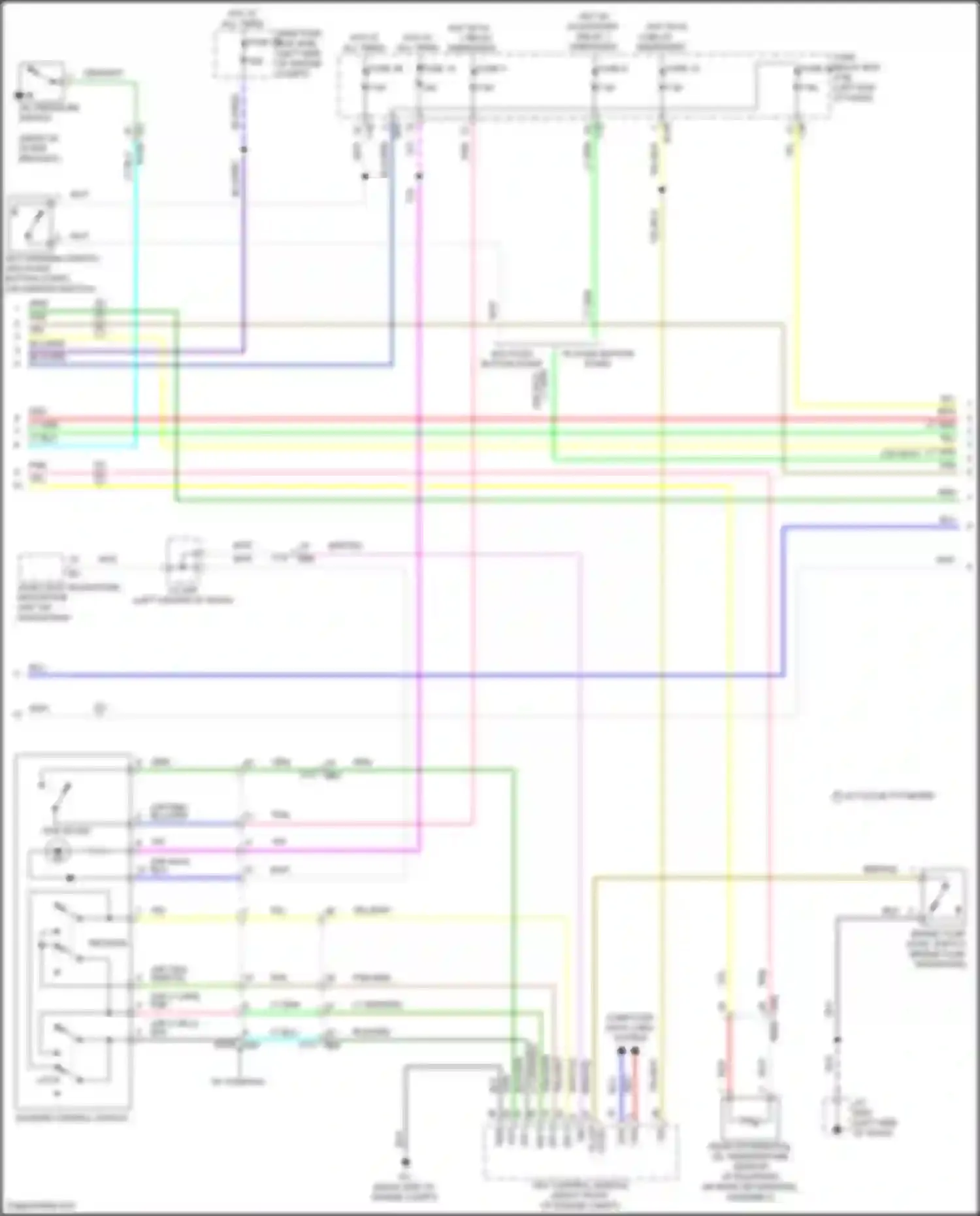 Wiring diagram avh/epb control switch for Subaru Forester SK facelift (2021-2024) (2 of 6)