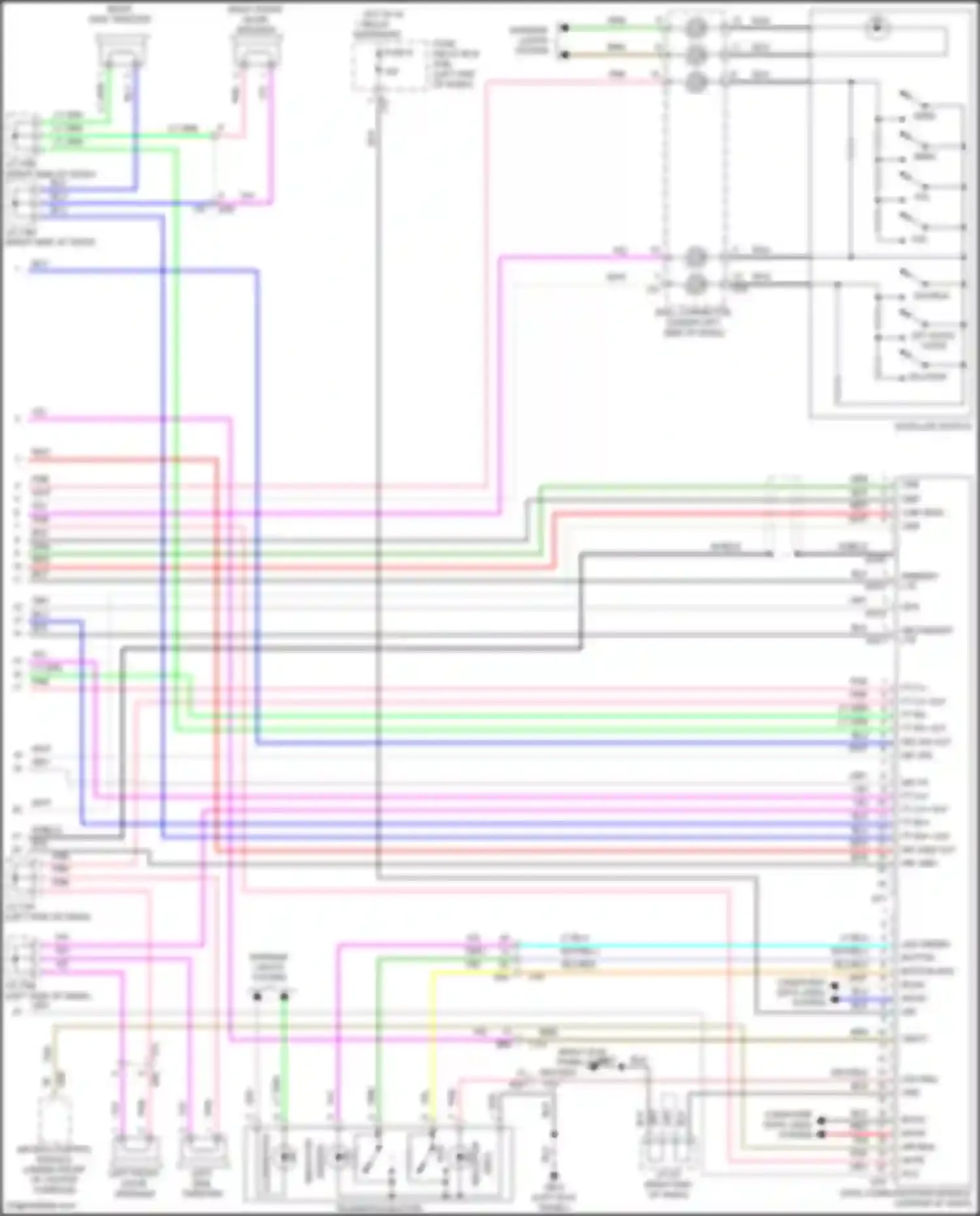 Wiring diagram bcan h for Subaru Forester SK facelift (2021-2024) (3 of 5)
