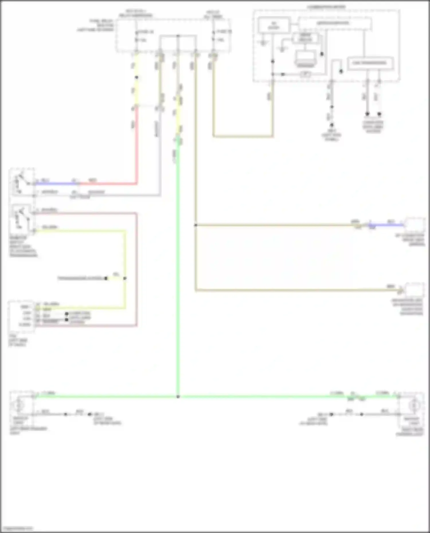 Wiring diagram blk for Subaru Forester SK facelift (2021-2024) (21 of 127)