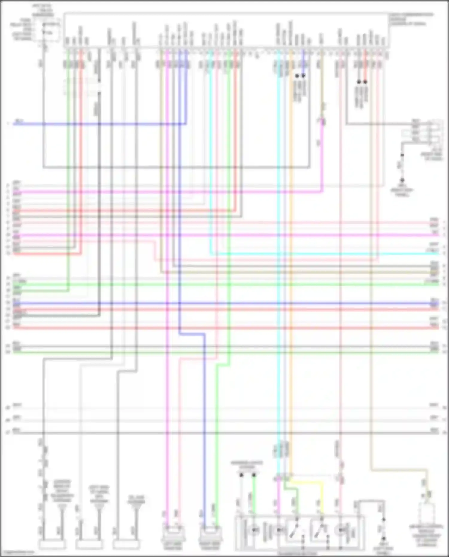 Wiring diagram button rs for Subaru Forester SK facelift (2021-2024) (1 of 4)