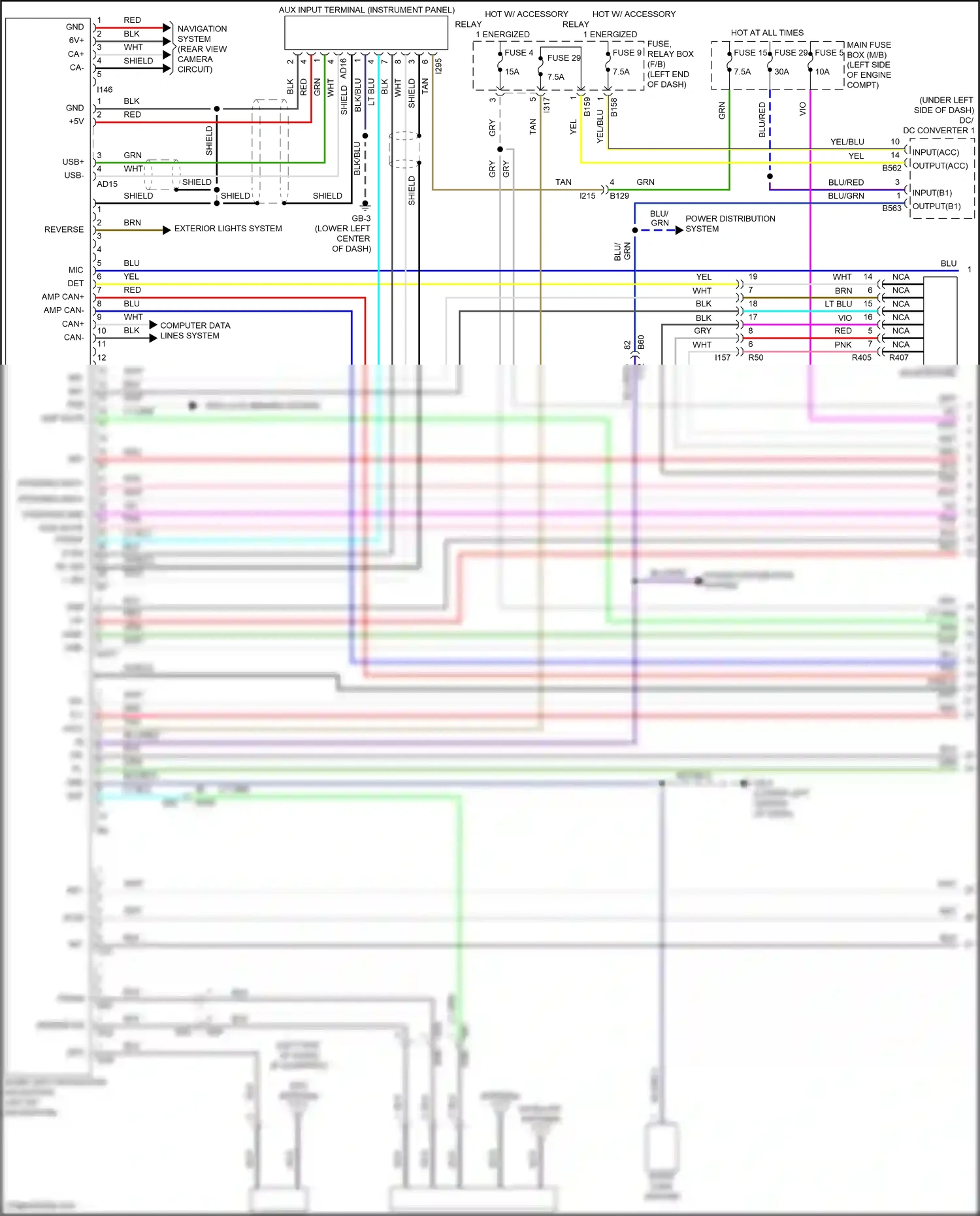 Wiring diagram ca+ for Subaru Forester SK facelift (2021-2024) (1 of 9)