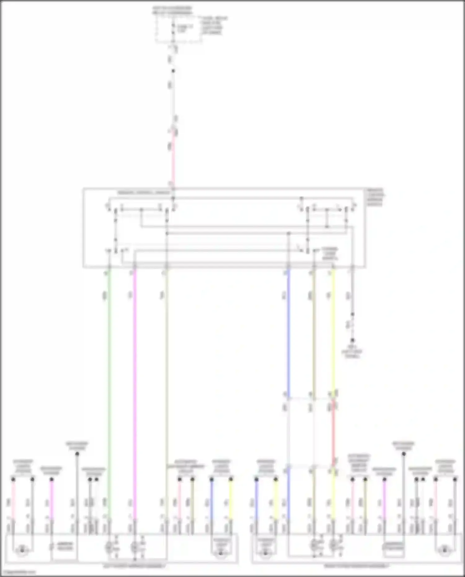 Wiring diagram change over switch for Subaru Forester SK facelift (2021-2024) (2 of 2)