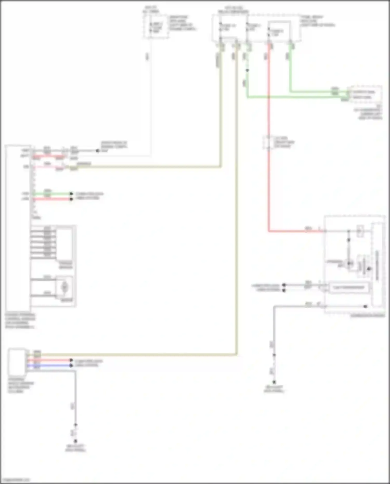 Wiring diagram combination meter for Subaru Forester SK facelift (2021-2024) (13 of 36)