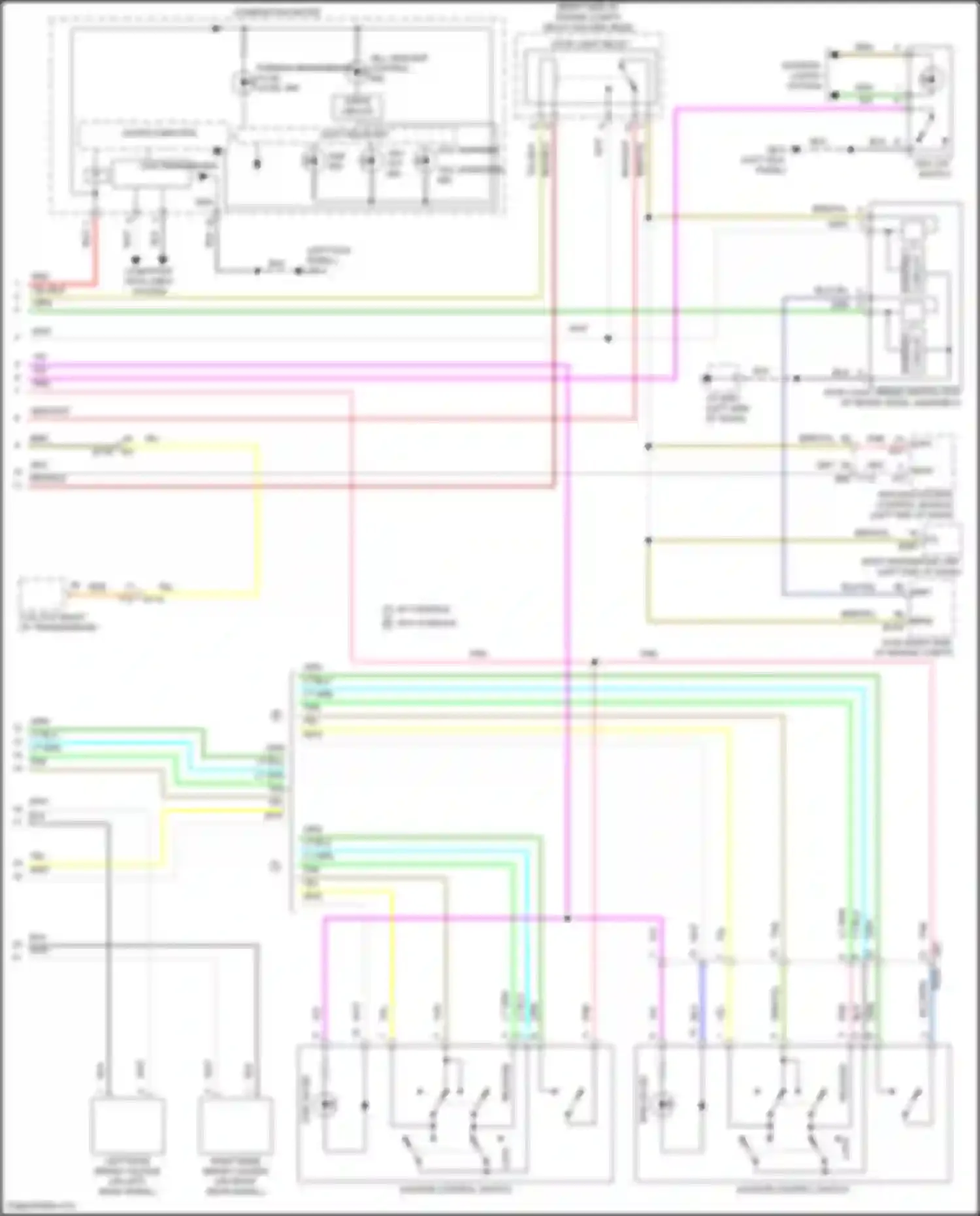 Wiring diagram computer data lines system for Subaru Forester SK facelift (2021-2024) (42 of 71)