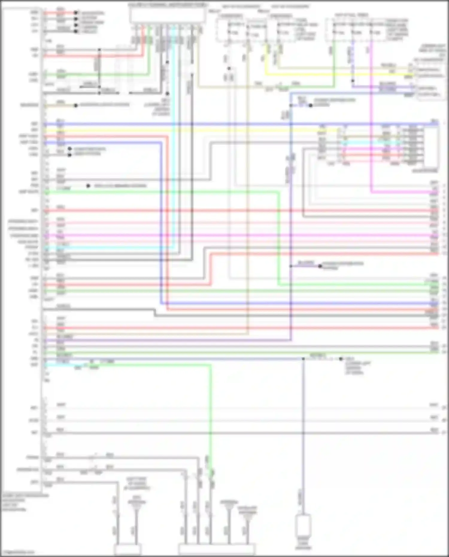 Wiring diagram computer data lines system for Subaru Forester SK facelift (2021-2024) (7 of 71)