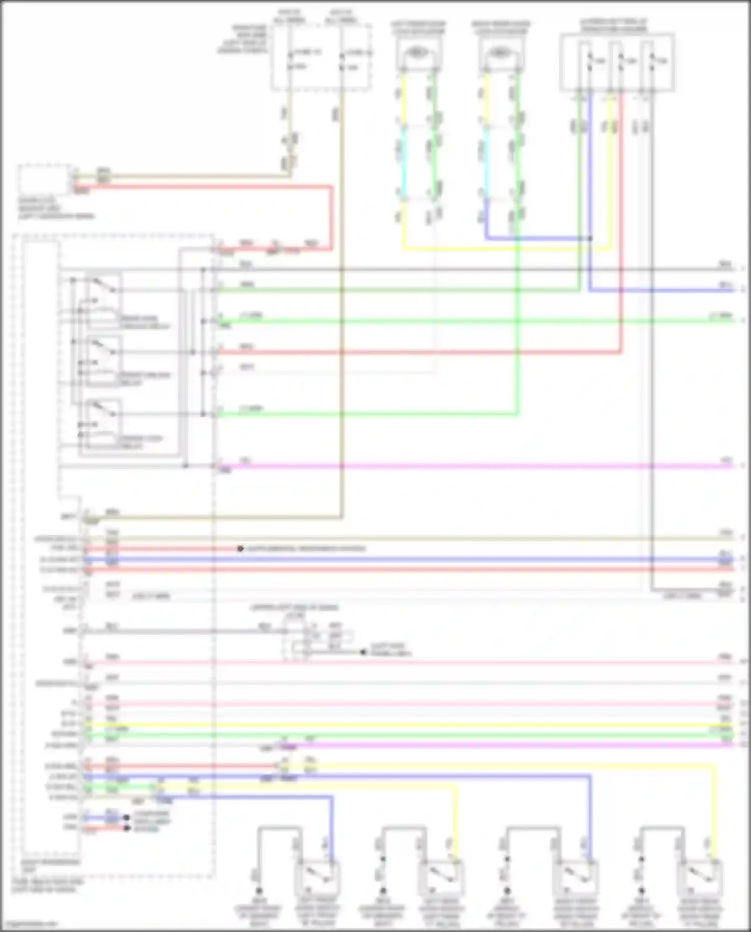 Wiring diagram computer data lines system for Subaru Forester SK facelift (2021-2024) (4 of 71)