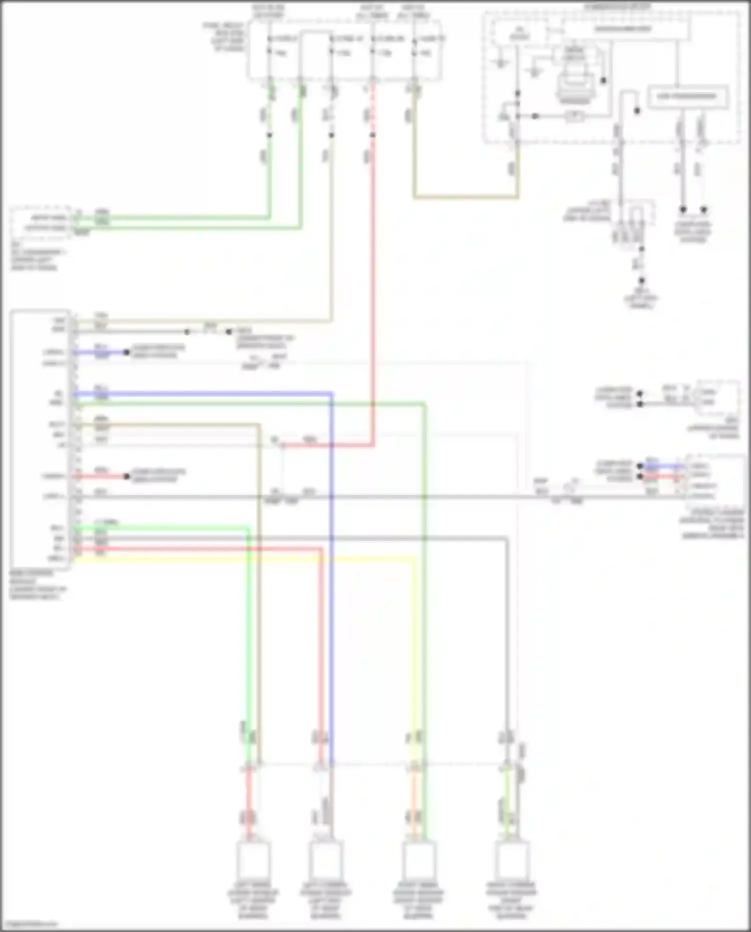 Wiring diagram computer data lines system for Subaru Forester SK facelift (2021-2024) (20 of 71)