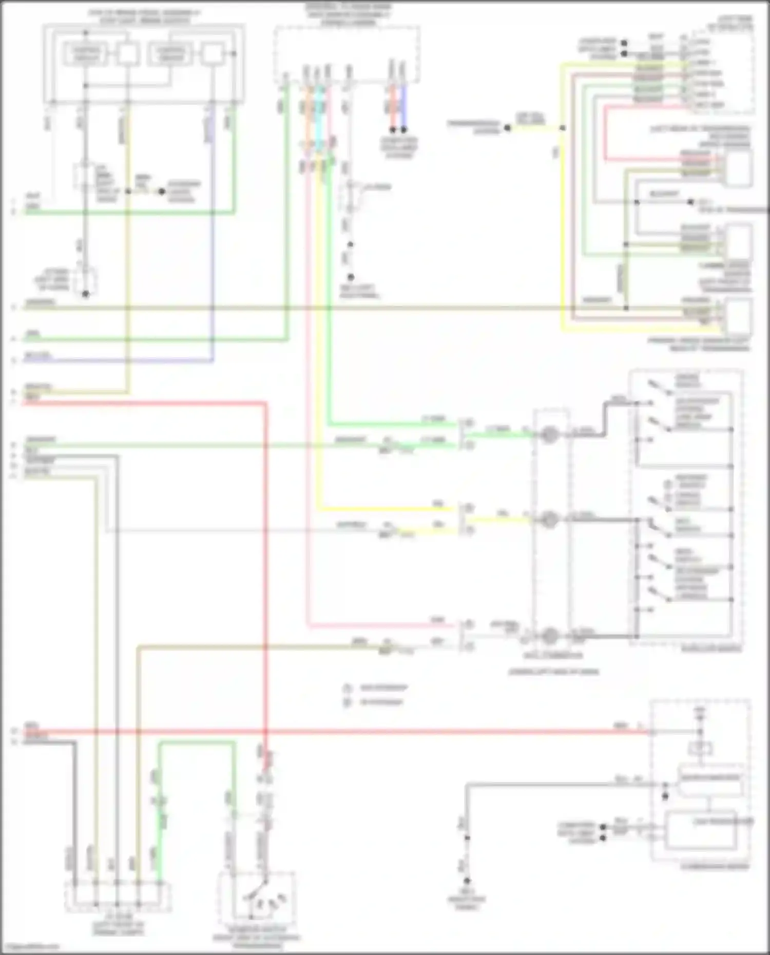 Wiring diagram control circuit for Subaru Forester SK facelift (2021-2024) (1 of 4)