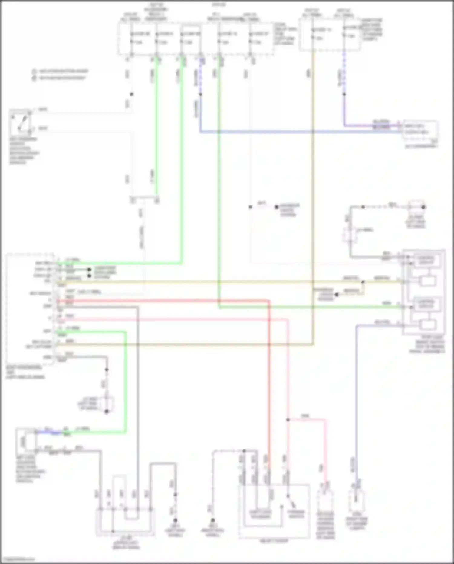 Wiring diagram control circuit for Subaru Forester SK facelift (2021-2024) (3 of 4)