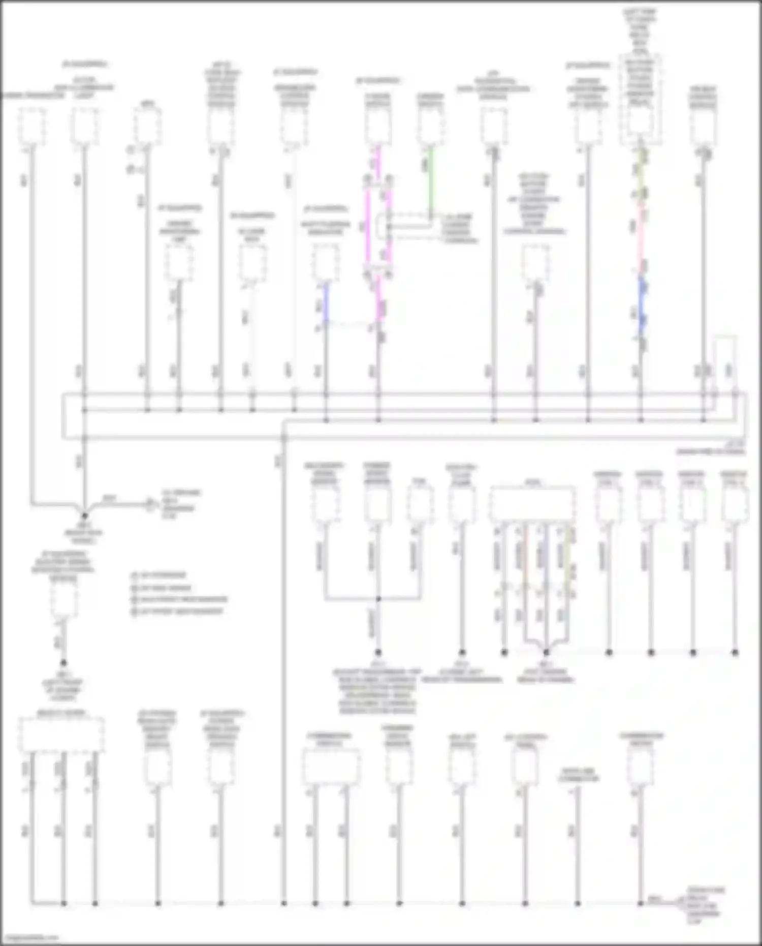 Wiring diagram data communication module for Subaru Forester SK facelift (2021-2024) (2 of 6)