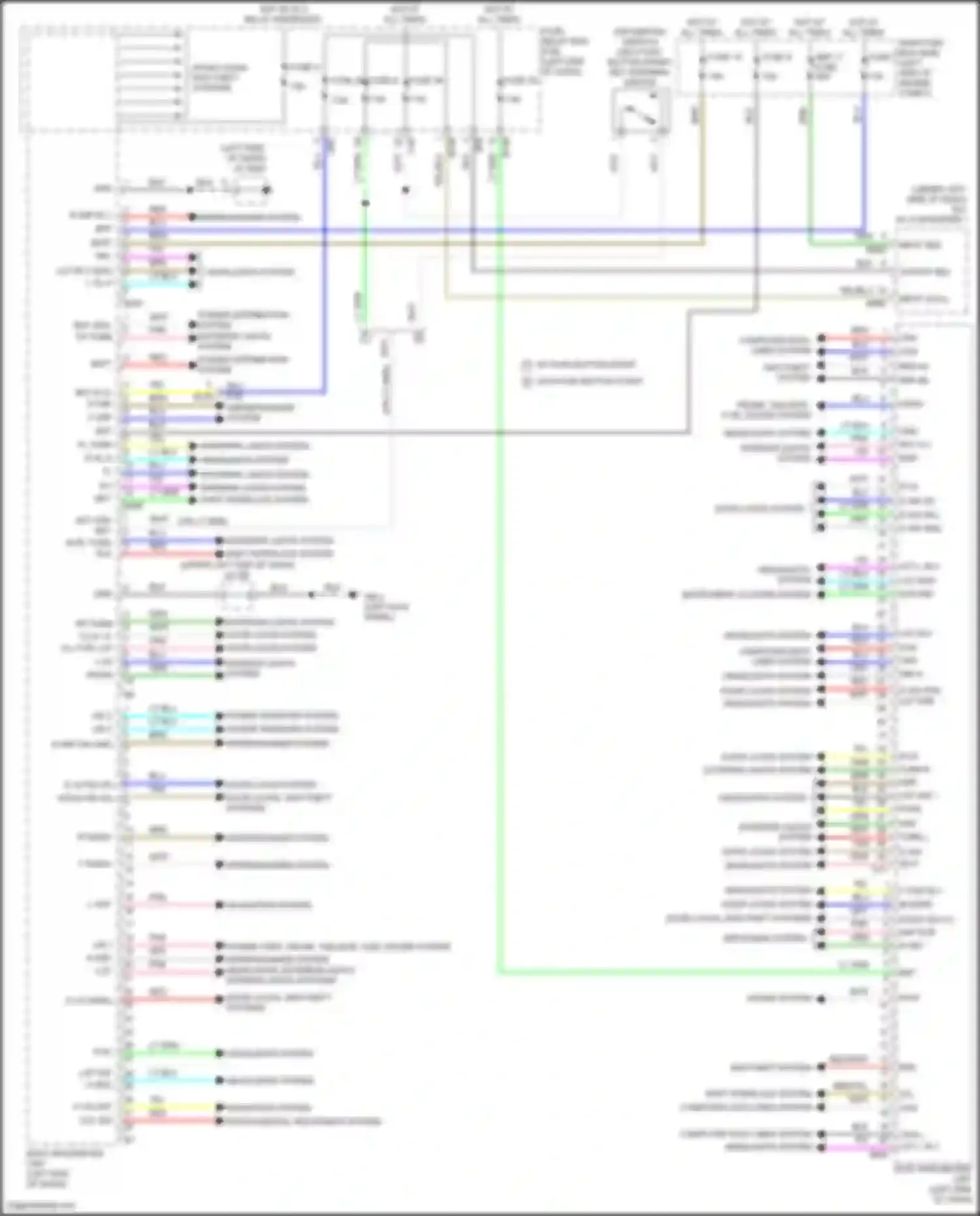 Wiring diagram defogger system for Subaru Forester SK facelift (2021-2024) (1 of 3)