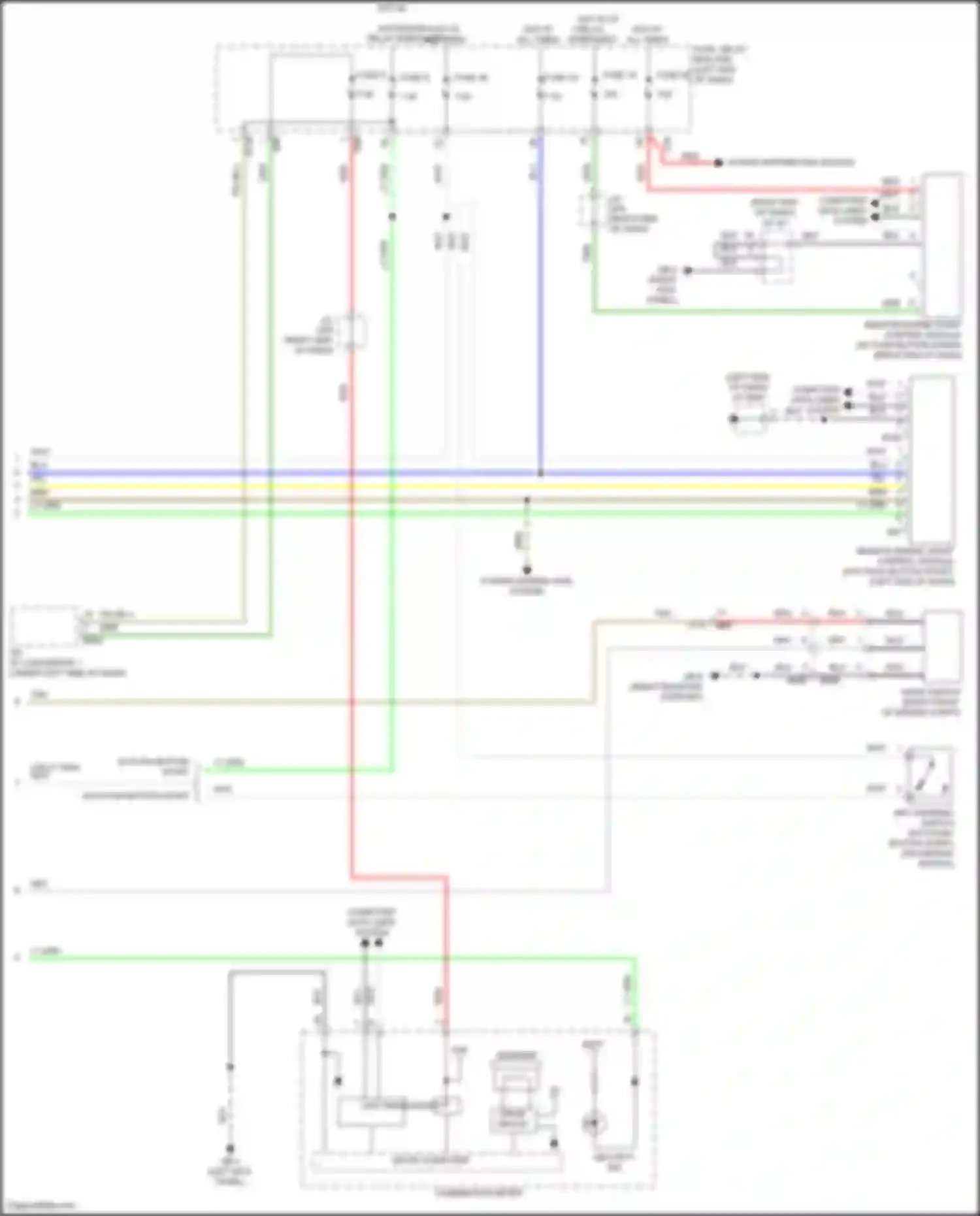 Wiring diagram drive circuit for Subaru Forester SK facelift (2021-2024) (5 of 19)