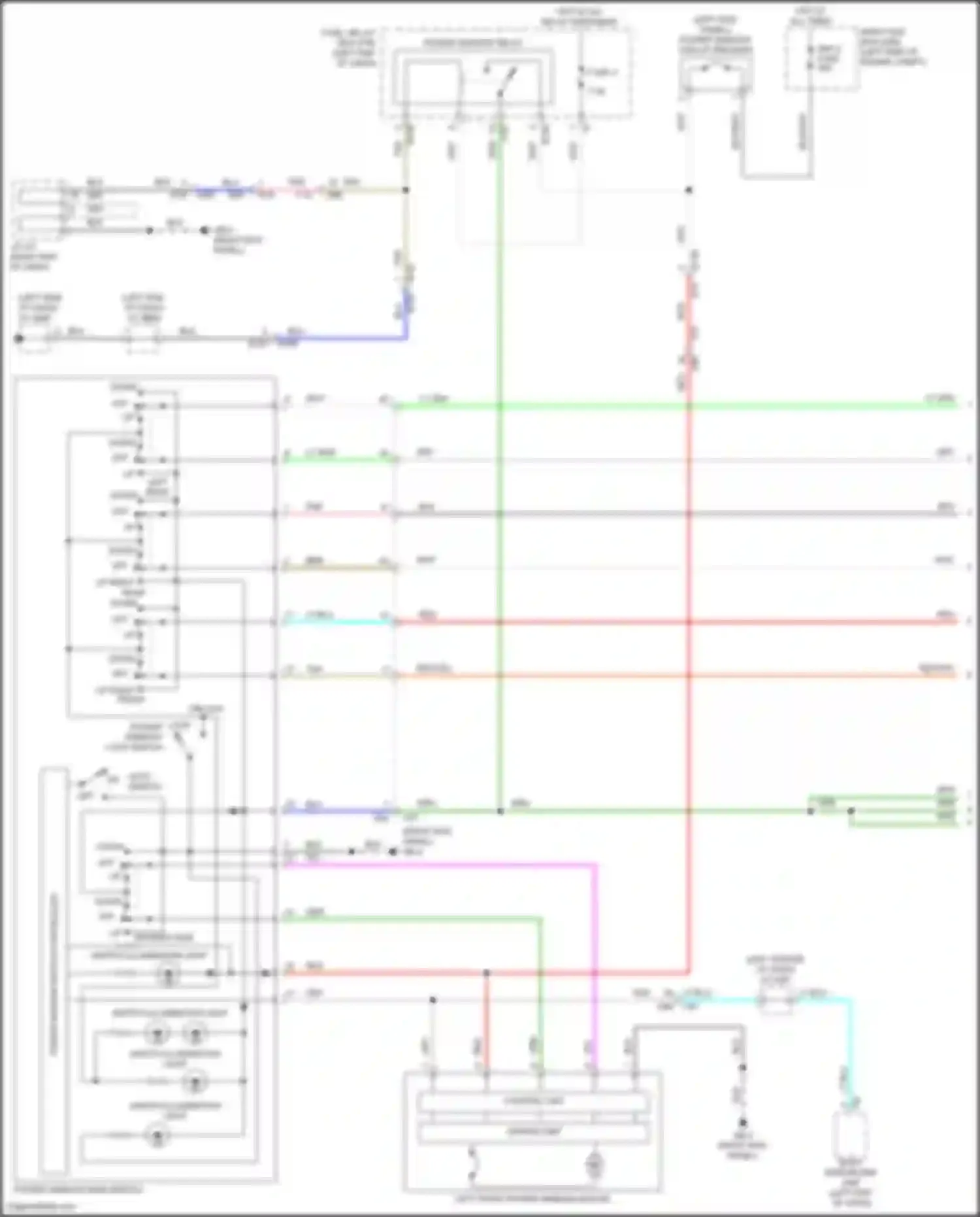 Wiring diagram fuse 3 for Subaru Forester SK facelift (2021-2024) (9 of 13)
