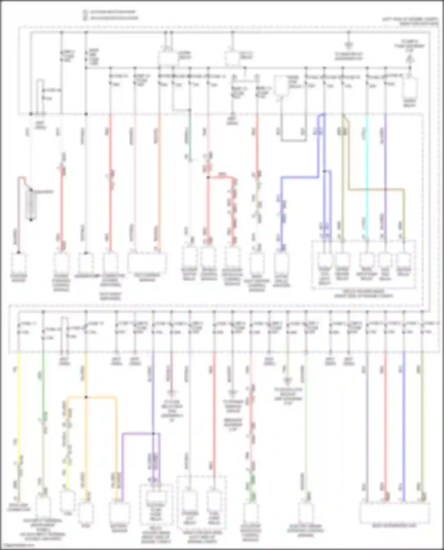 Wiring diagram fuse 6 for Subaru Forester SK facelift (2021-2024) (8 of 28)