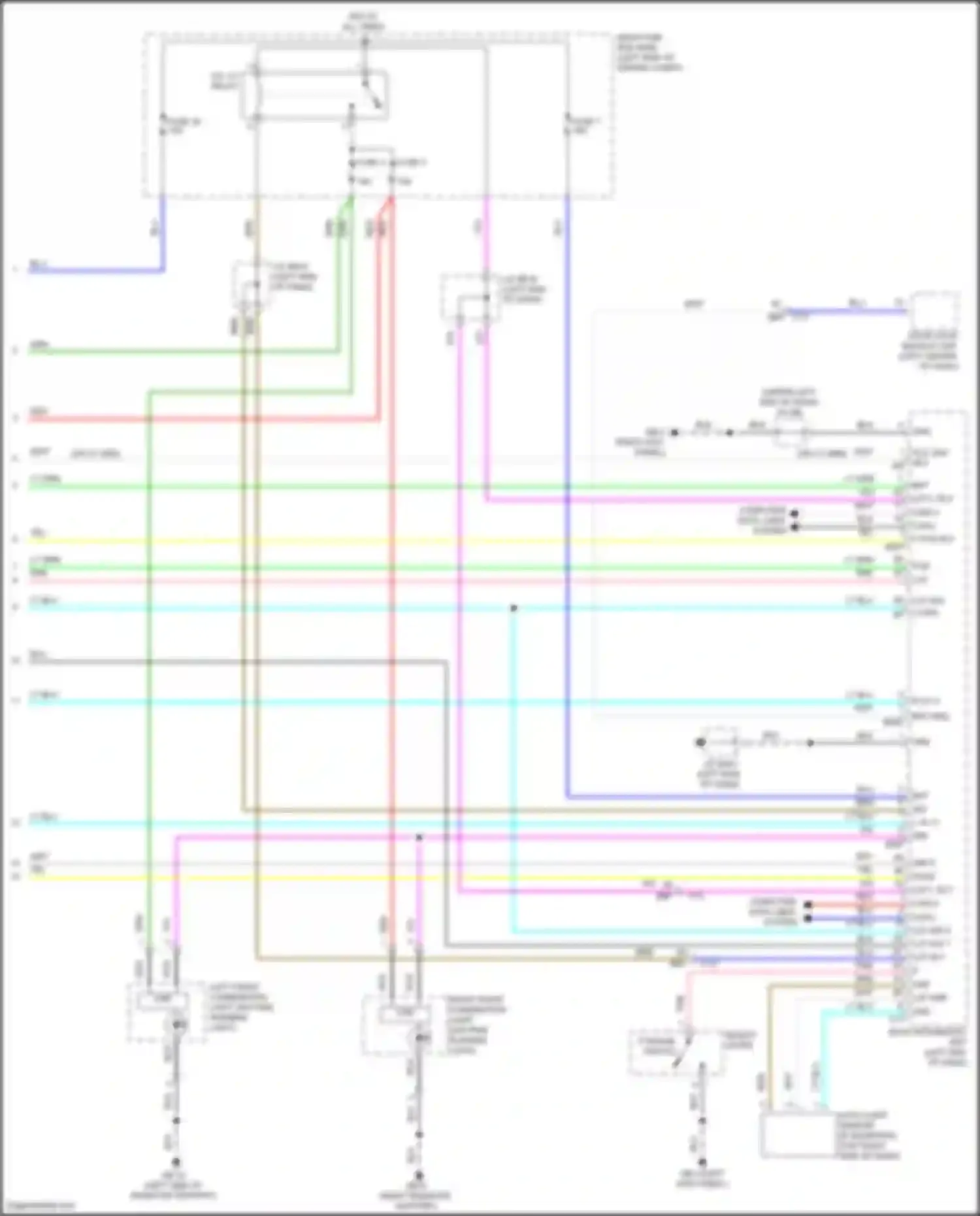 Wiring diagram fuse 7 for Subaru Forester SK facelift (2021-2024) (2 of 5)