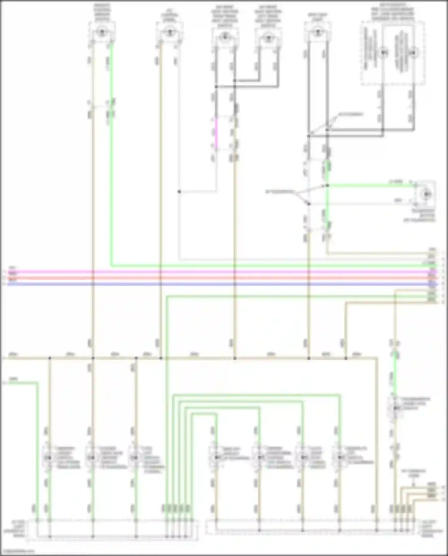Wiring diagram illumination light for Subaru Forester SK facelift (2021-2024) (1 of 1)