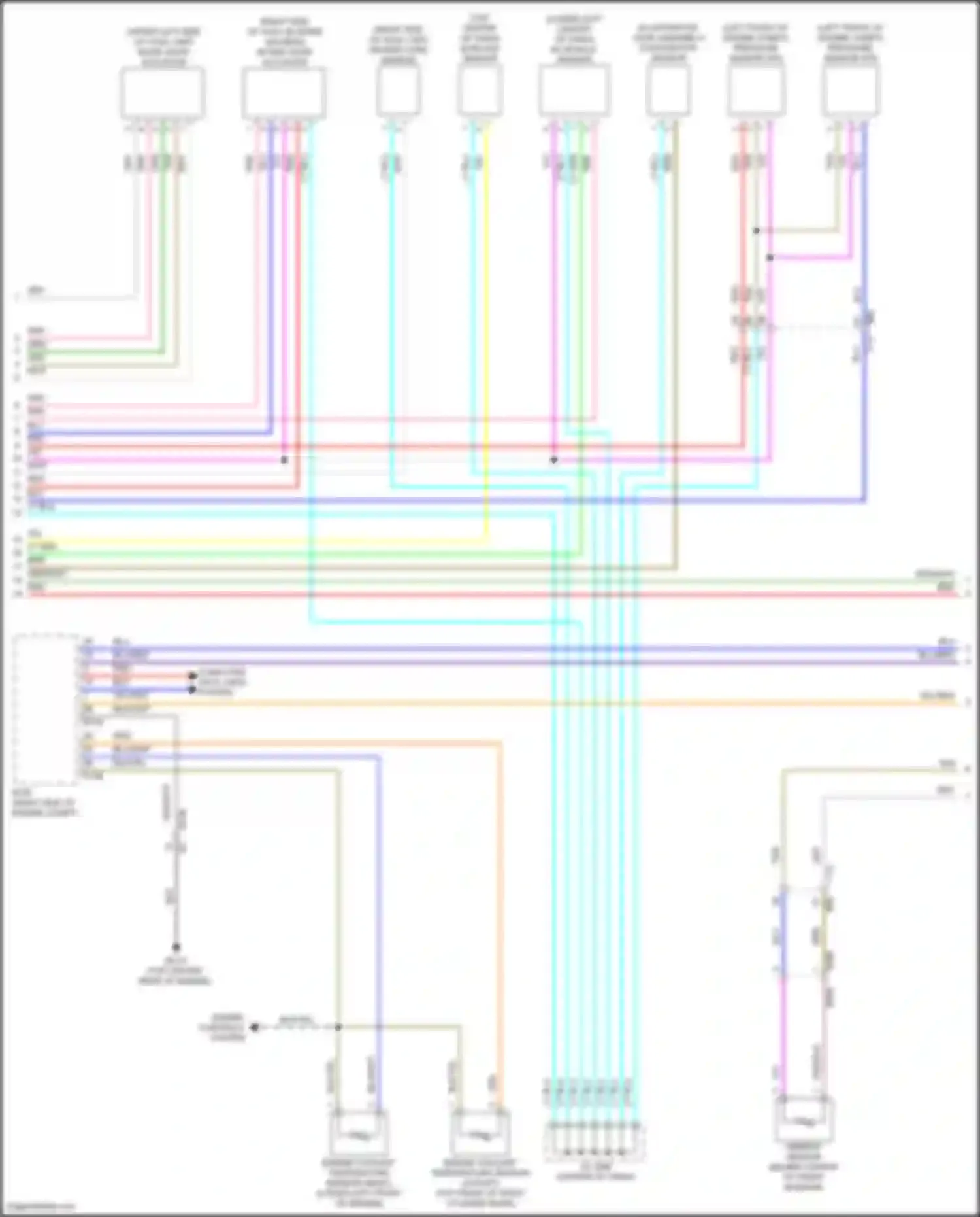 Wiring diagram in-vehicle sensor for Subaru Forester SK facelift (2021-2024) (1 of 1)