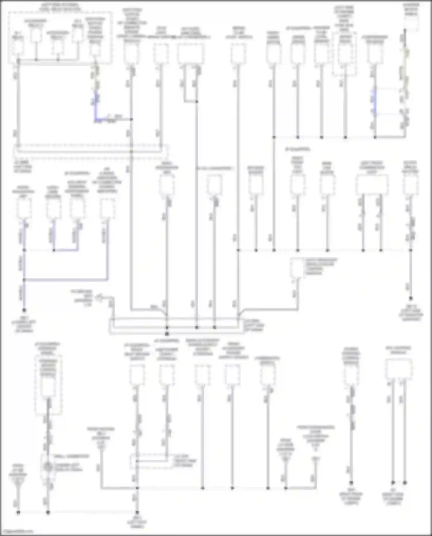 Wiring diagram left front combination light for Subaru Forester SK facelift (2021-2024) (2 of 3)
