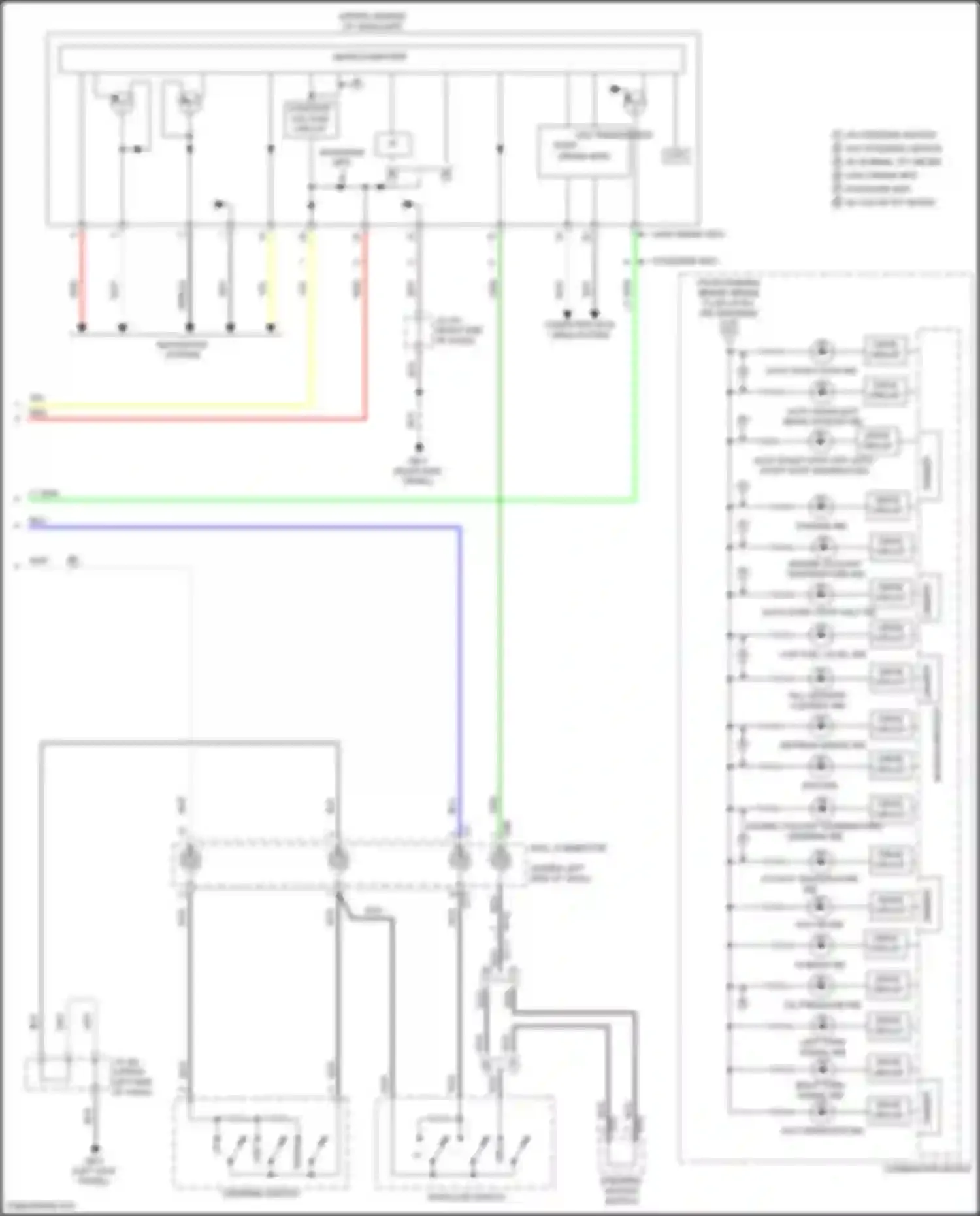 Wiring diagram left turn signal ind for Subaru Forester SK facelift (2021-2024) (1 of 1)