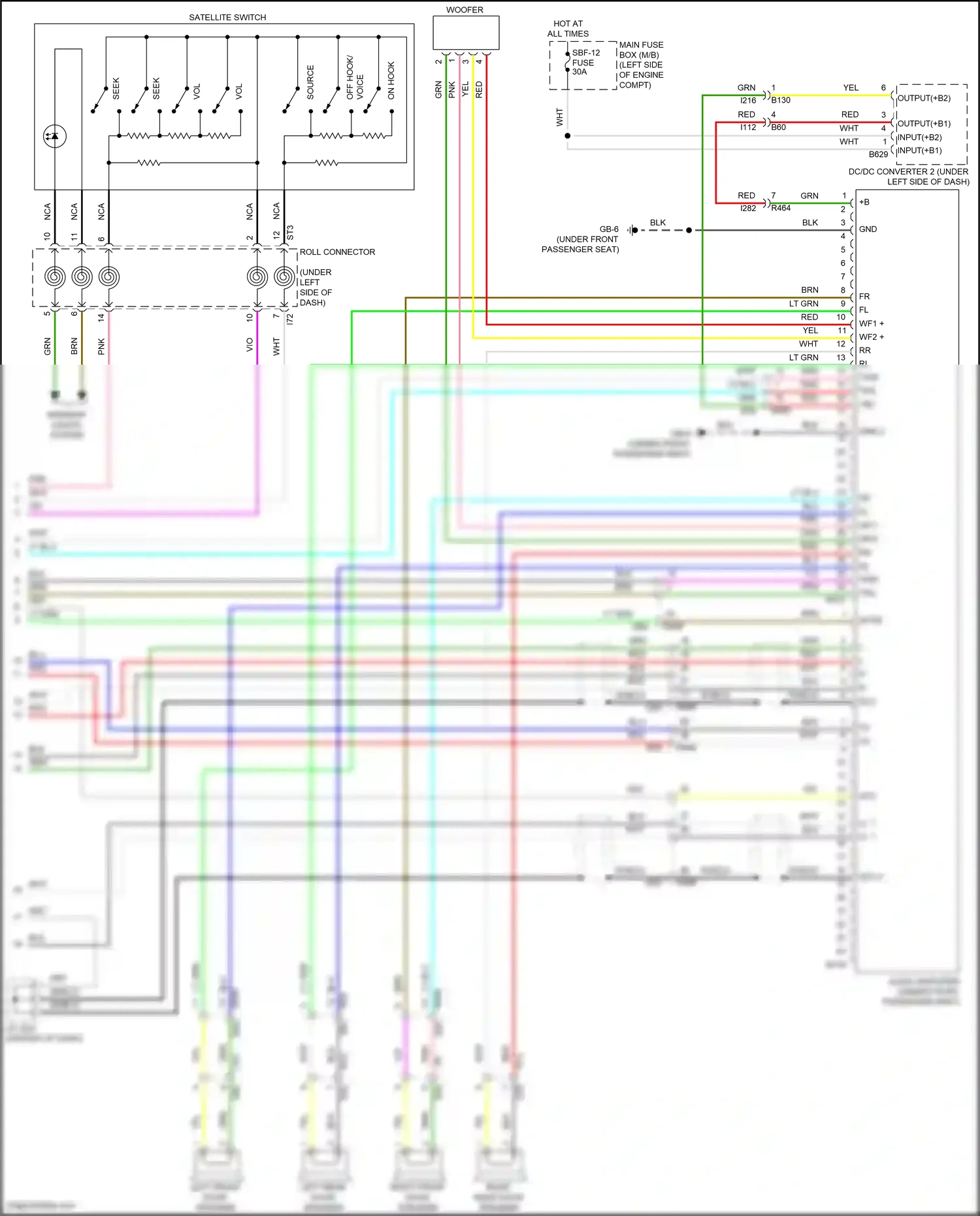 Wiring diagram lt blu for Subaru Forester SK facelift (2021-2024) (15 of 82)