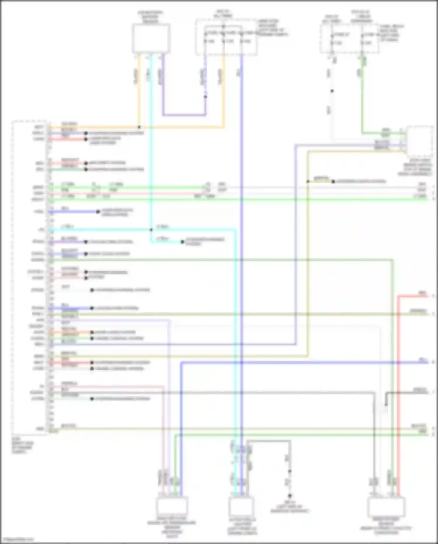 Wiring diagram mass air flow/ intake air temperature sensor for Subaru Forester SK facelift (2021-2024) (1 of 1)