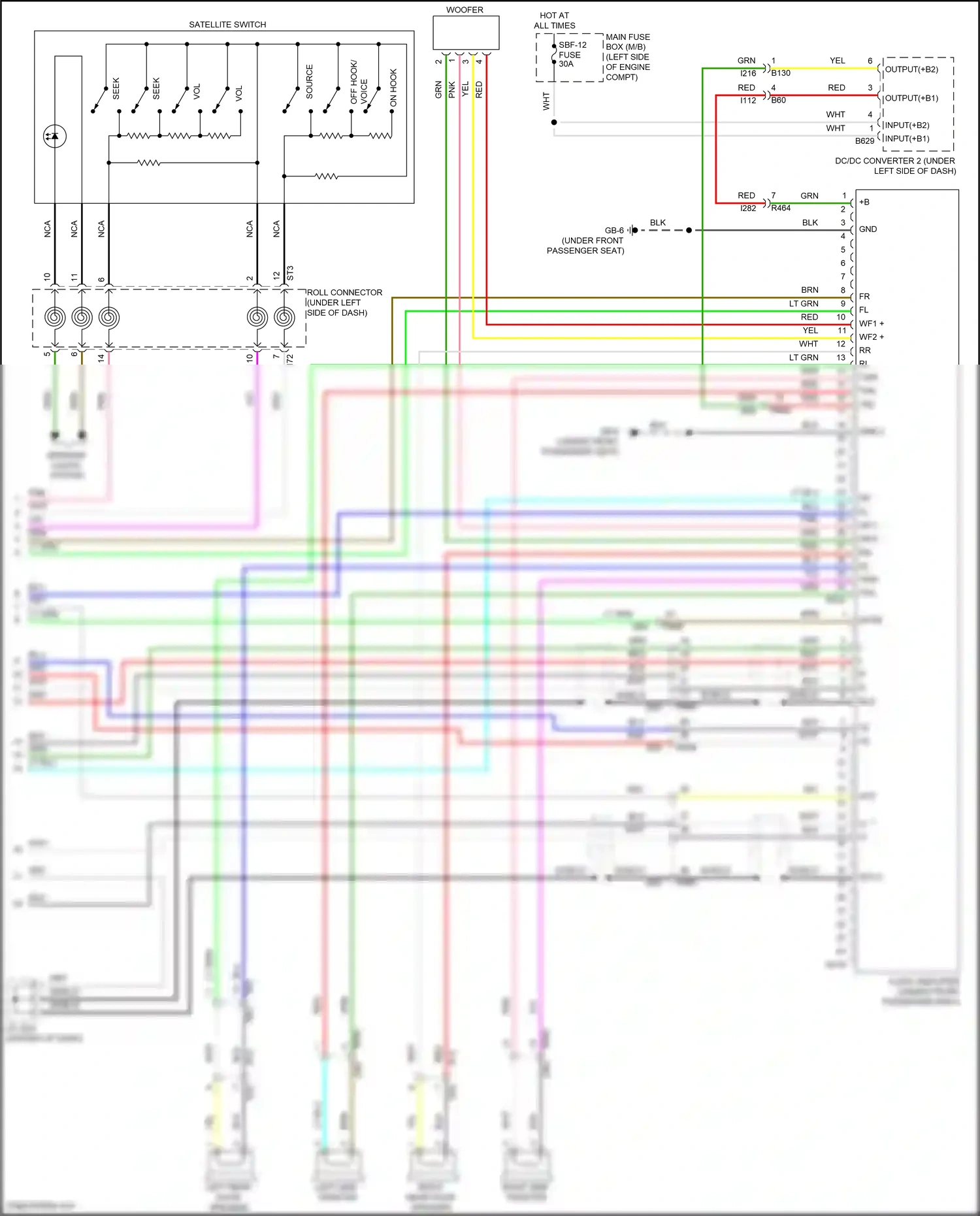 Wiring diagram off hook for Subaru Forester SK facelift (2021-2024) (1 of 4)