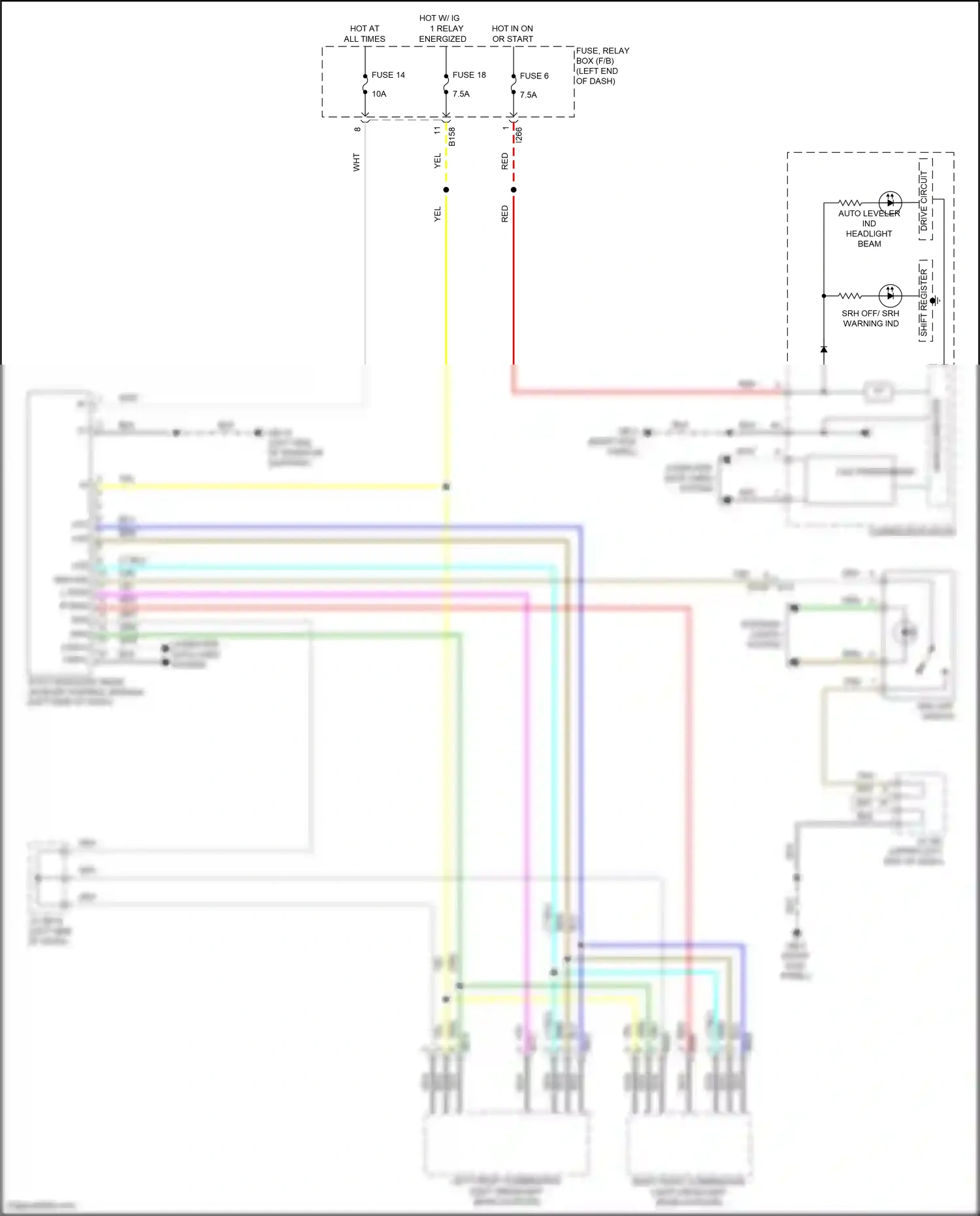 Wiring diagram red for Subaru Forester SK facelift (2021-2024) (97 of 122)