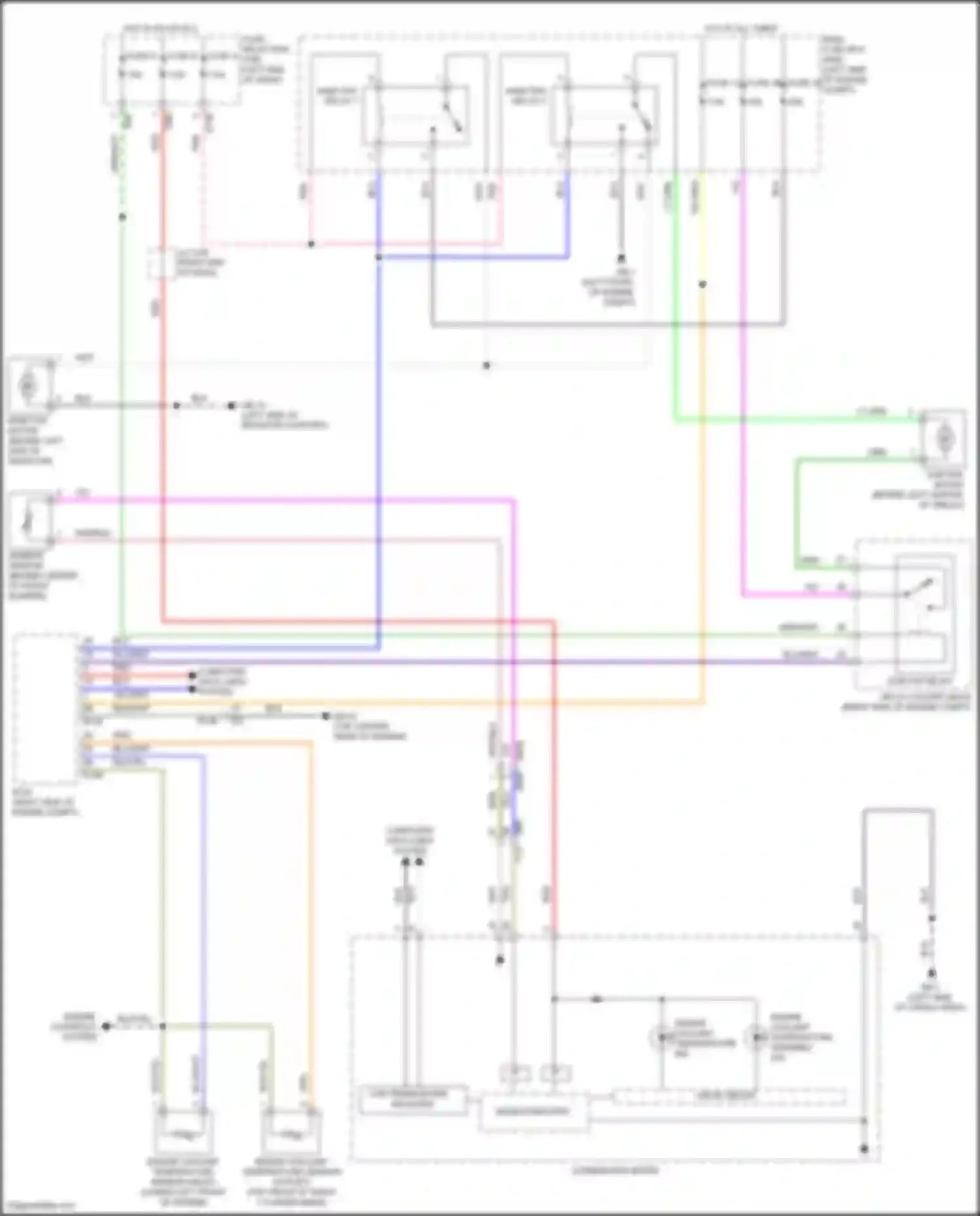 Wiring diagram right end of dash) for Subaru Forester SK facelift (2021-2024) (11 of 26)
