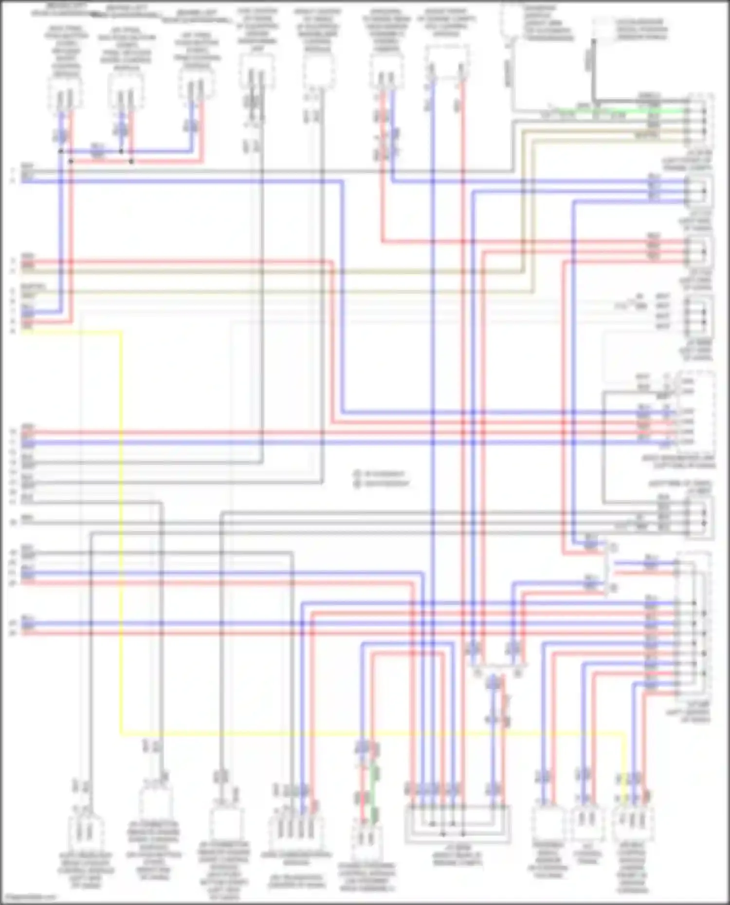 Wiring diagram right end of dash) for Subaru Forester SK facelift (2021-2024) (1 of 26)