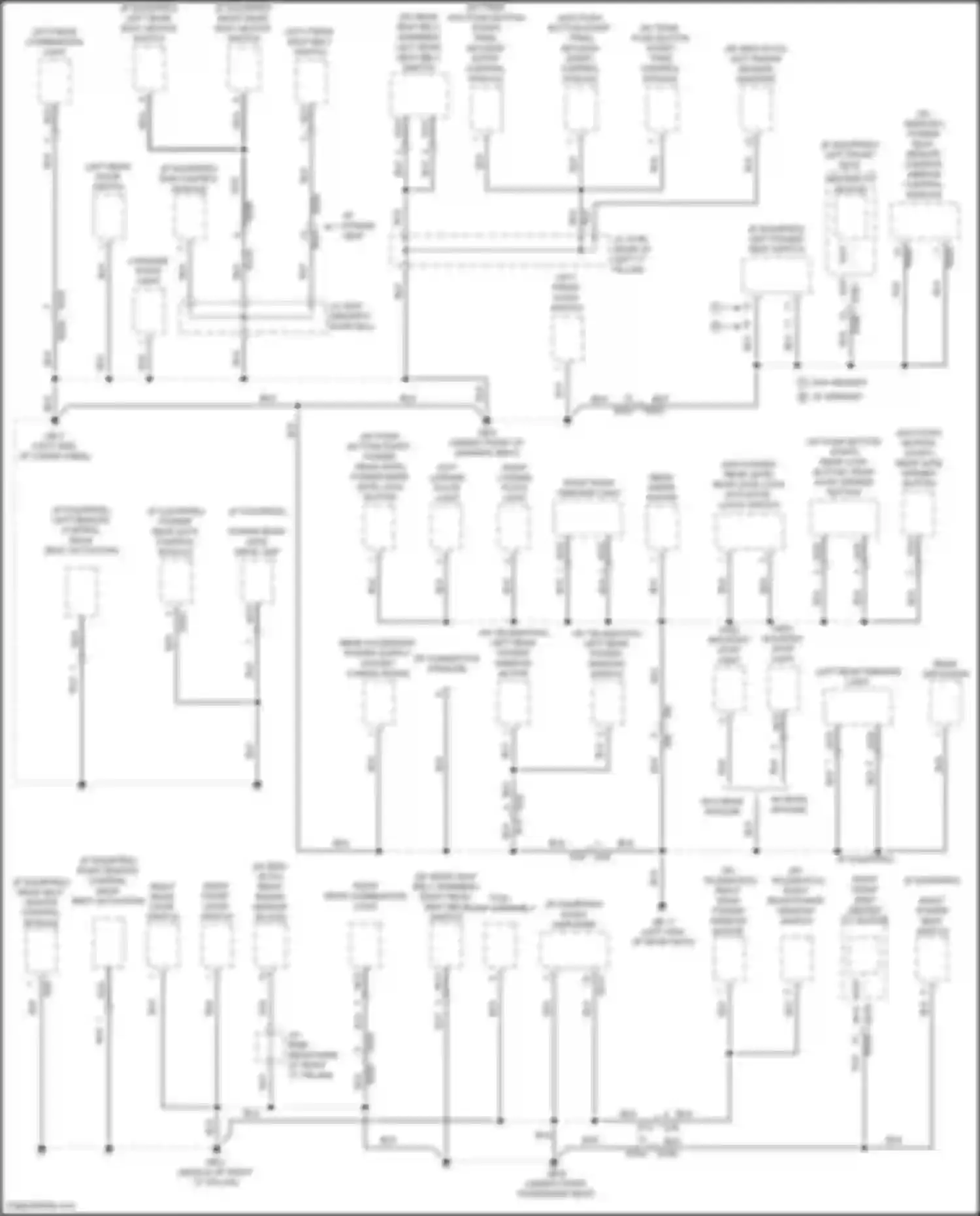 Wiring diagram right rear power window motor for Subaru Forester SK facelift (2021-2024) (1 of 5)