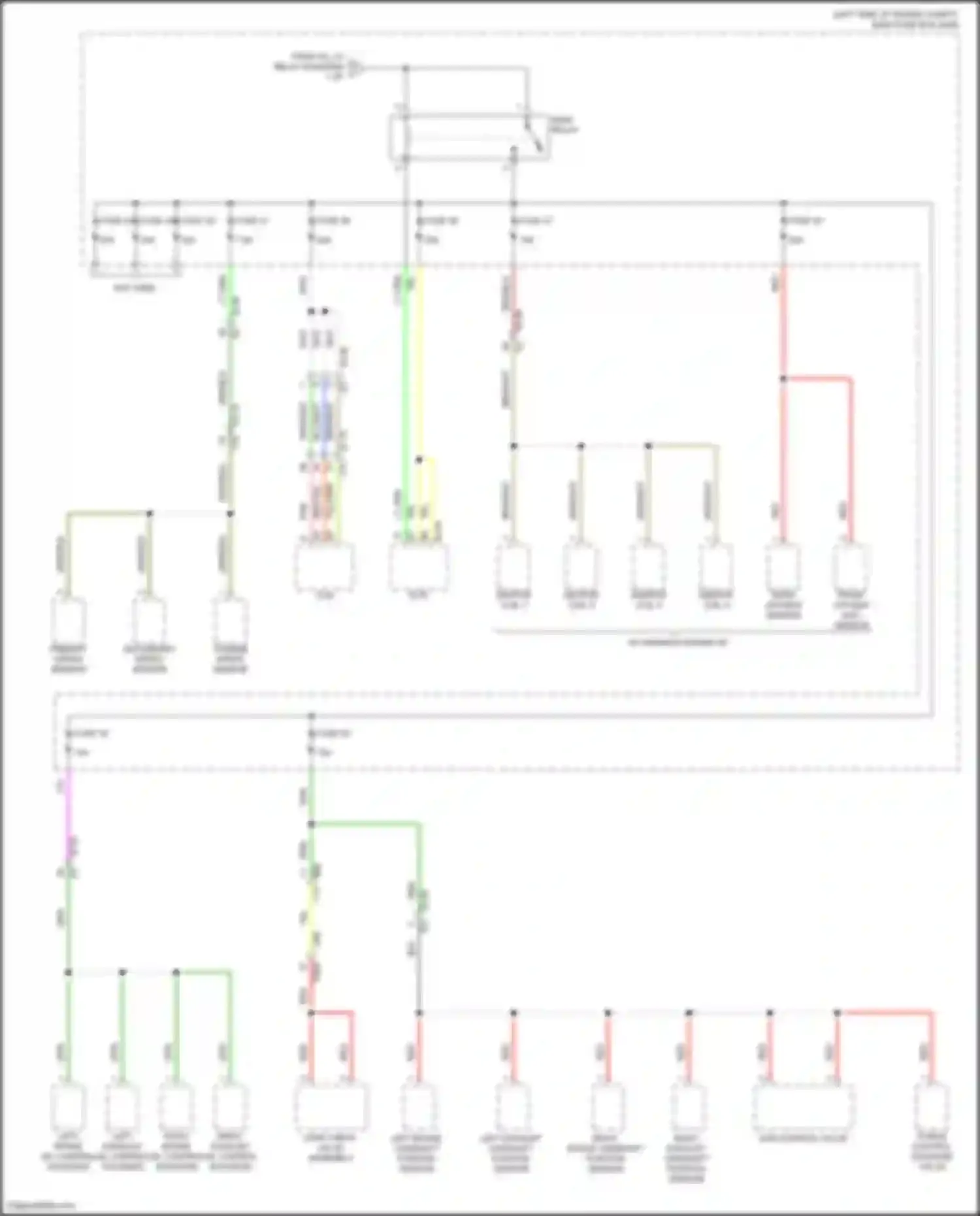 Wiring diagram secondary speed sensor for Subaru Forester SK facelift (2021-2024) (3 of 5)