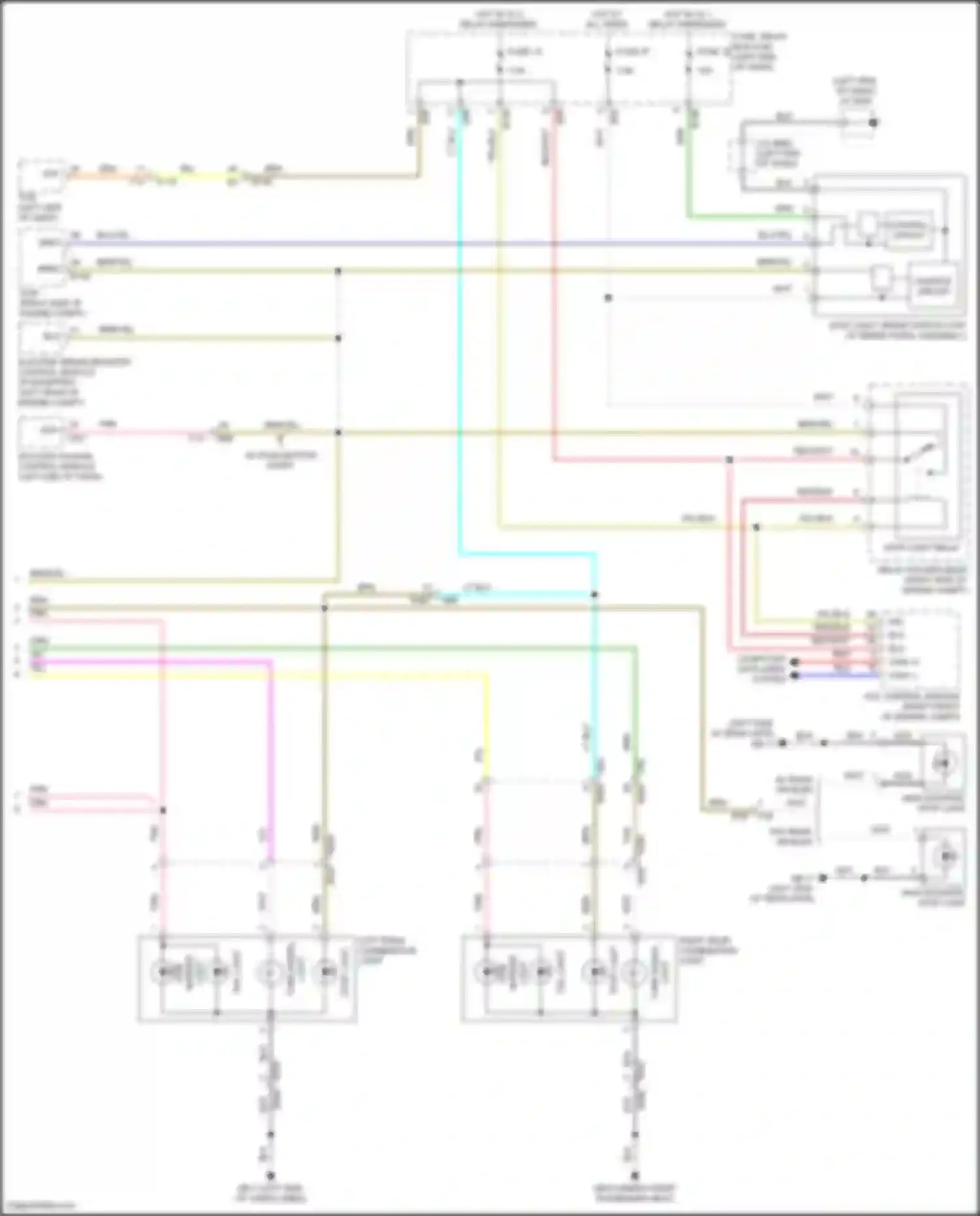 Wiring diagram vdc control module for Subaru Forester SK facelift (2021-2024) (3 of 8)