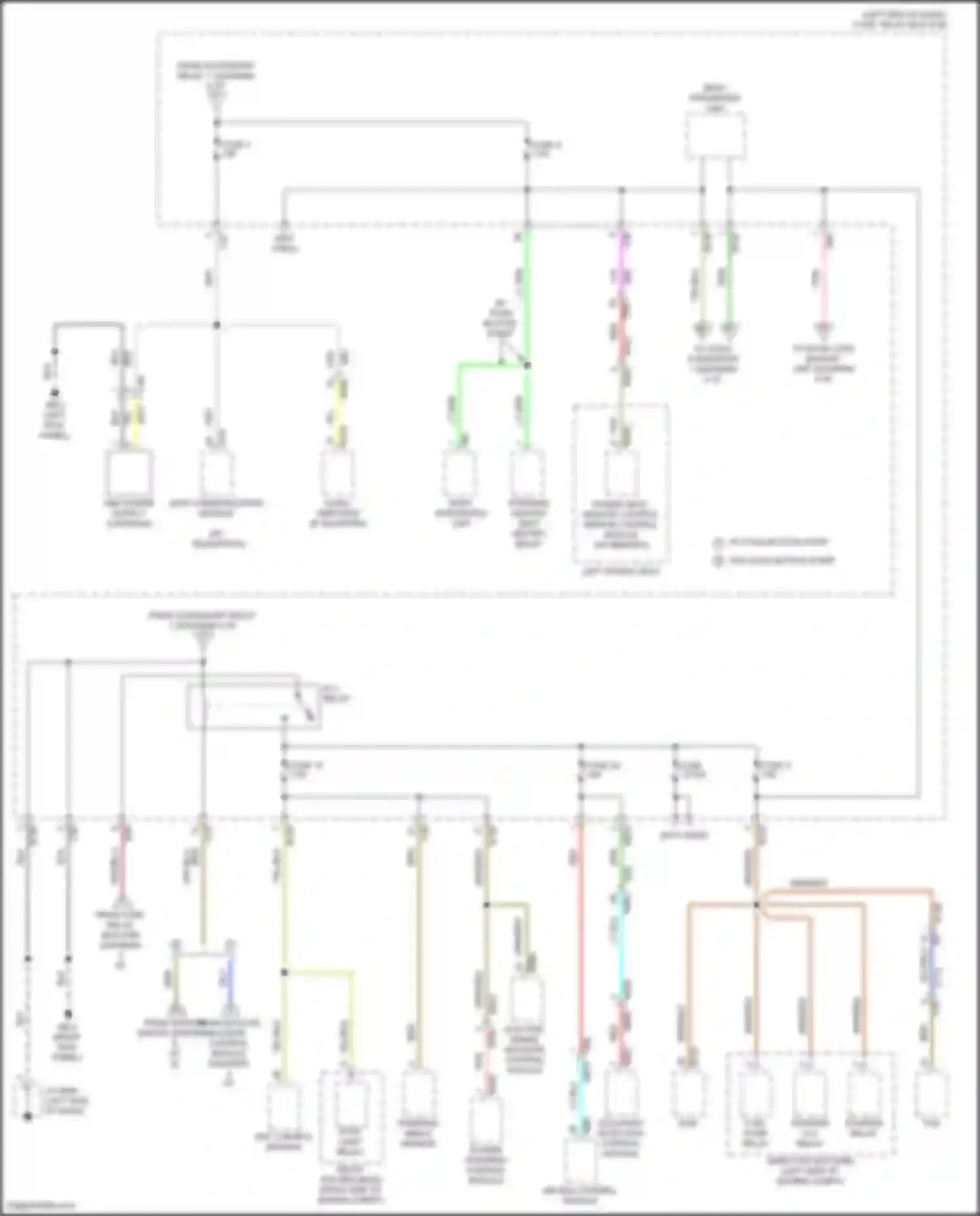 Wiring diagram w/ memory for Subaru Forester SK facelift (2021-2024) (7 of 14)
