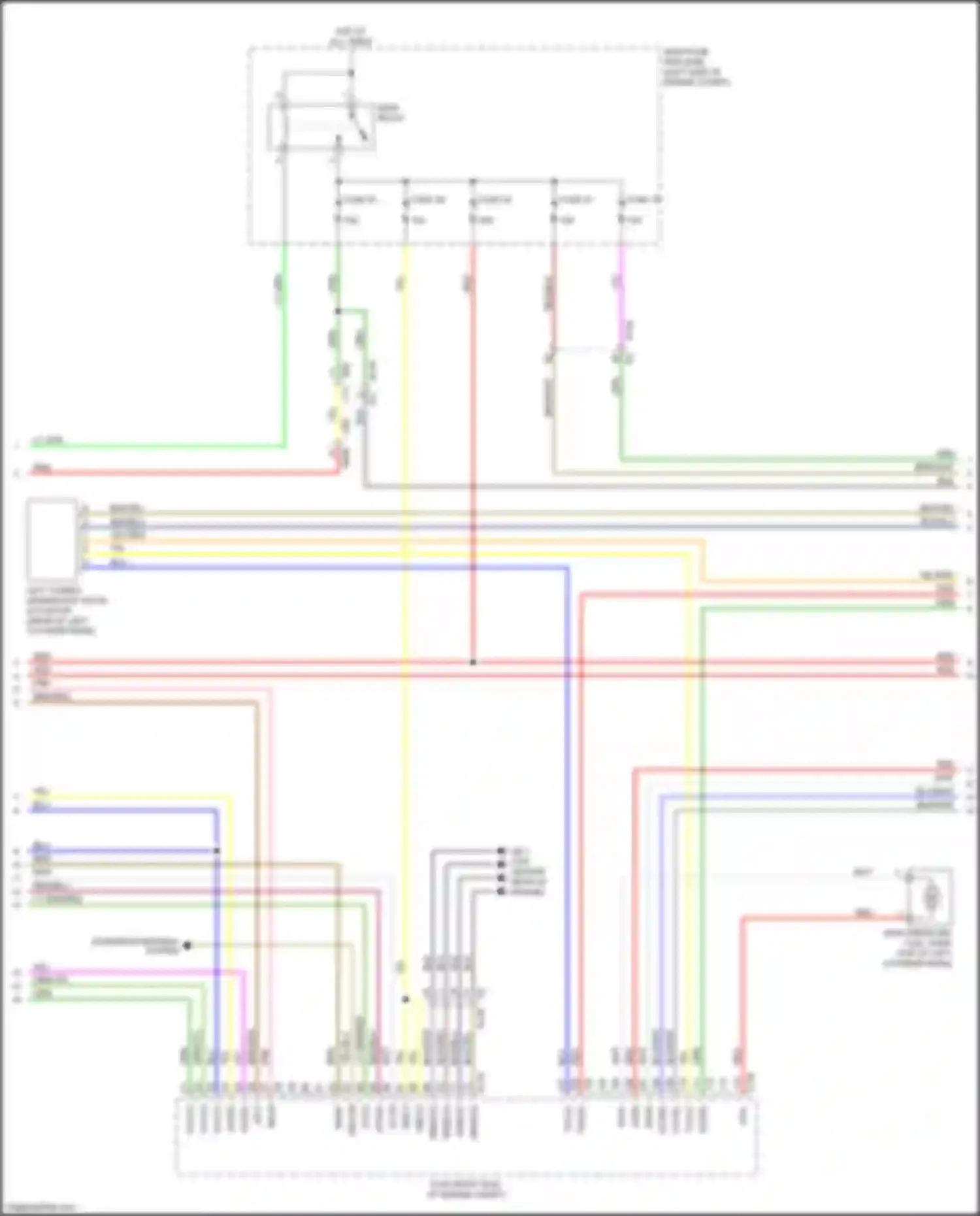 Forester Subaru SK (2018-2021): Wiring diagram engine performance 2.5l (3 of 7)